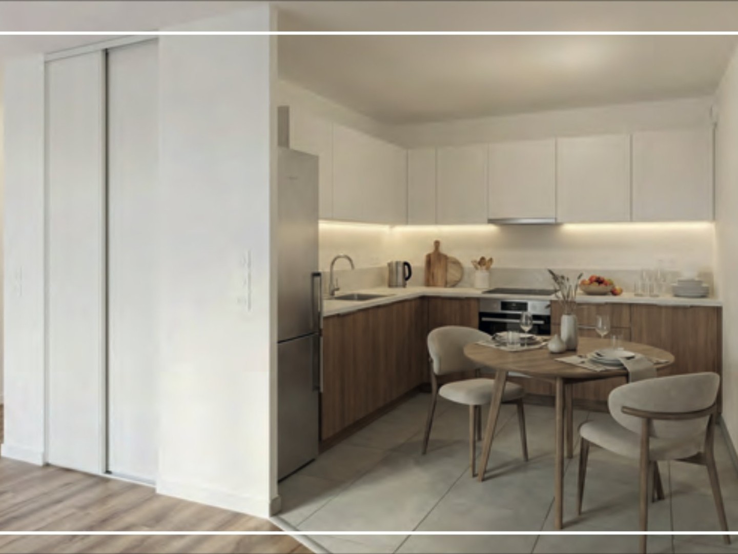 Appartement lumineux avec terrasse Parking en sous-sol - Notaire offert