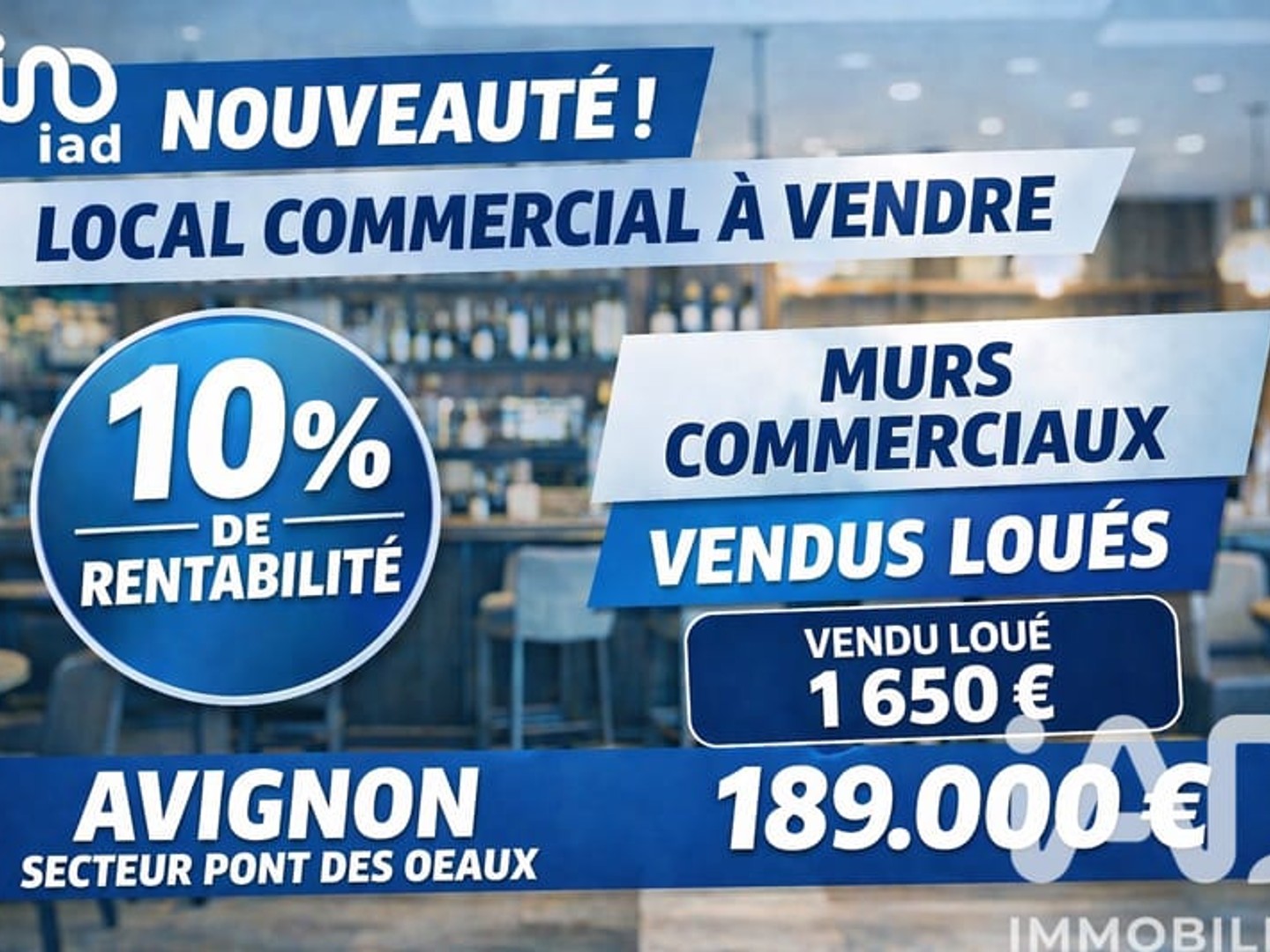 Magasin à vendre - 98m2 - Avignon (84000)