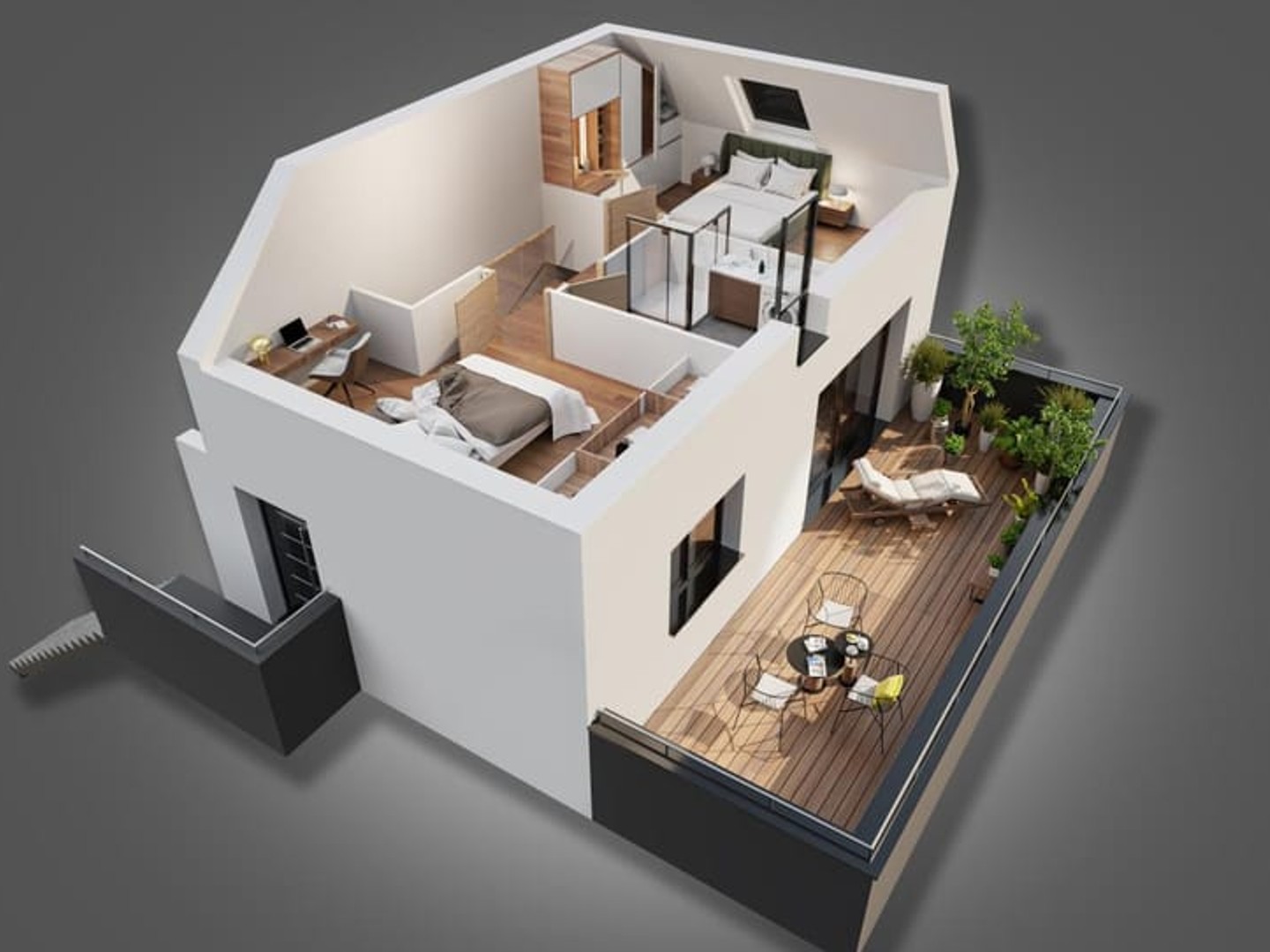 Appartement à vendre - 3 pièces - 72m2 - Batzendorf (67500)