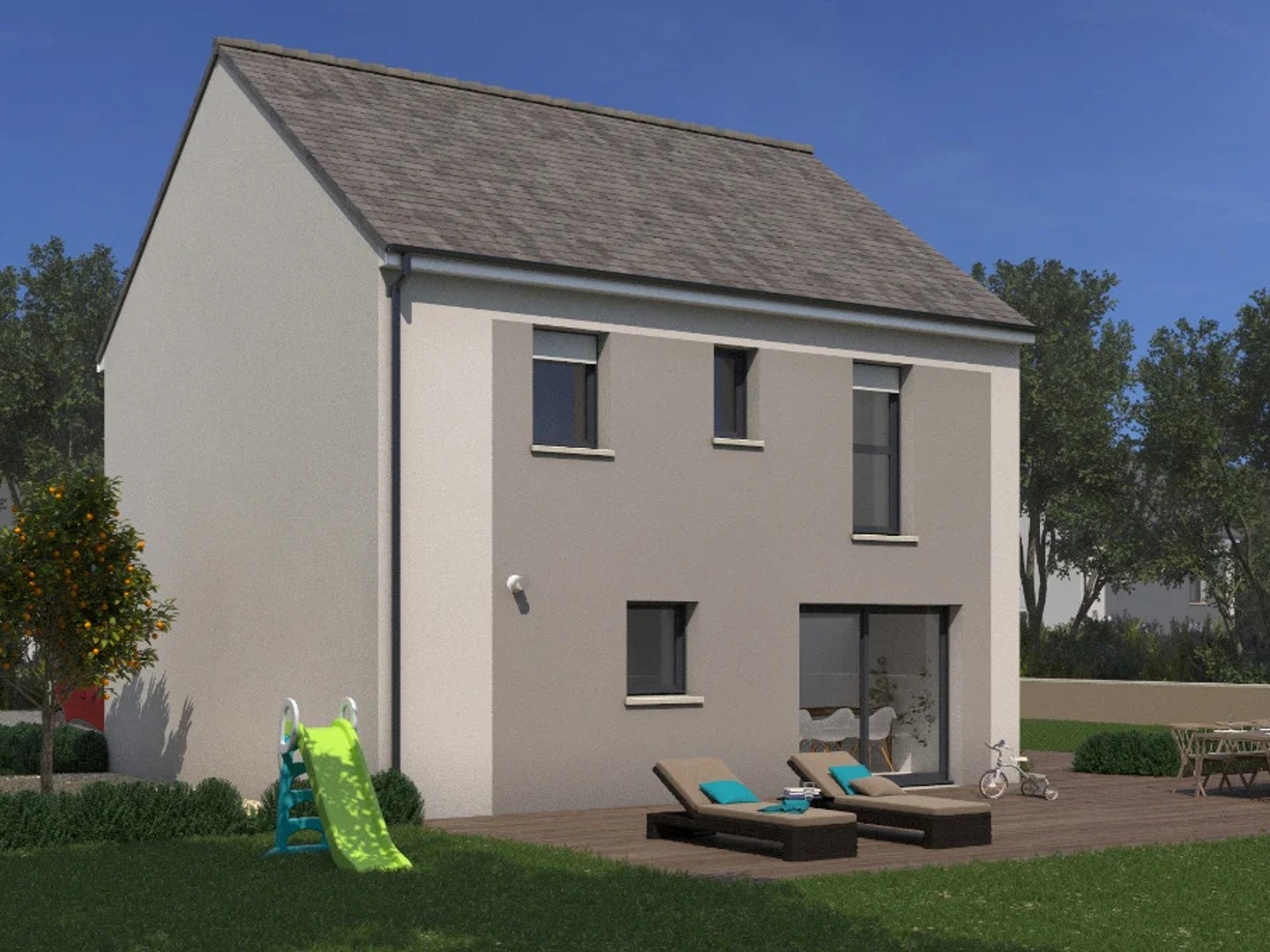 Maison à vendre - 6 pièces - 89m2 - Saint-Loup-De-Naud (77650)