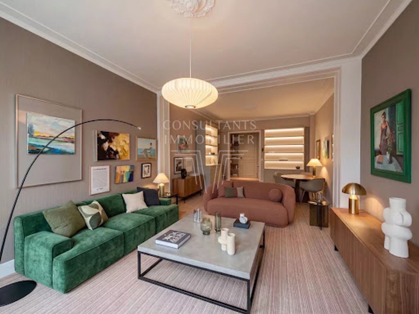 Appartement à vendre - 3 pièces - 119m2 - Paris 16e (75016)