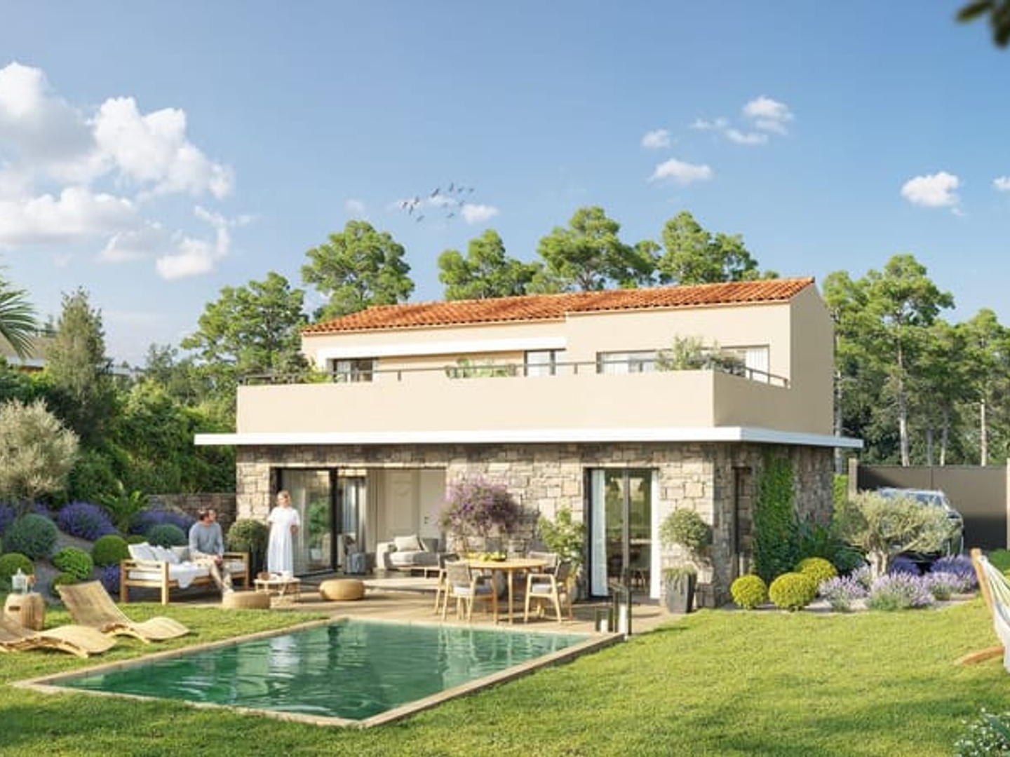 Maison à vendre - 4 pièces - 84m2 - Valbonne (06560)