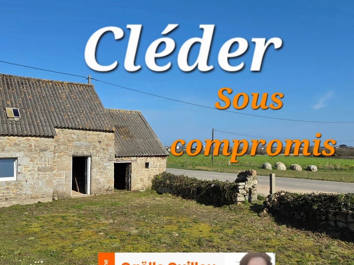 Maison à vendre - 2 pièces - 46m2 - Cléder (29233)