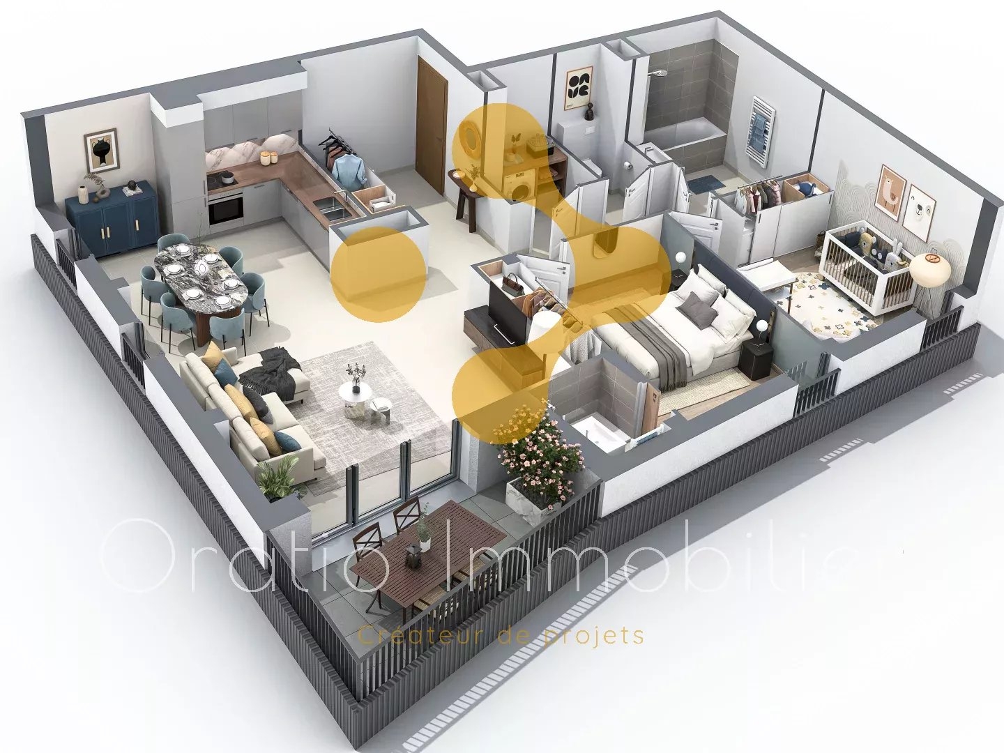Appartement à vendre - 3 pièces - 79m2 - Annecy (74000)
