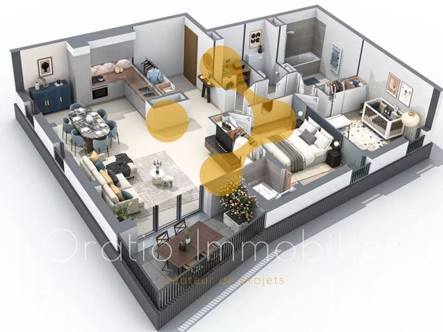 Appartement à vendre - 3 pièces - 79m2 - Annecy (74000)