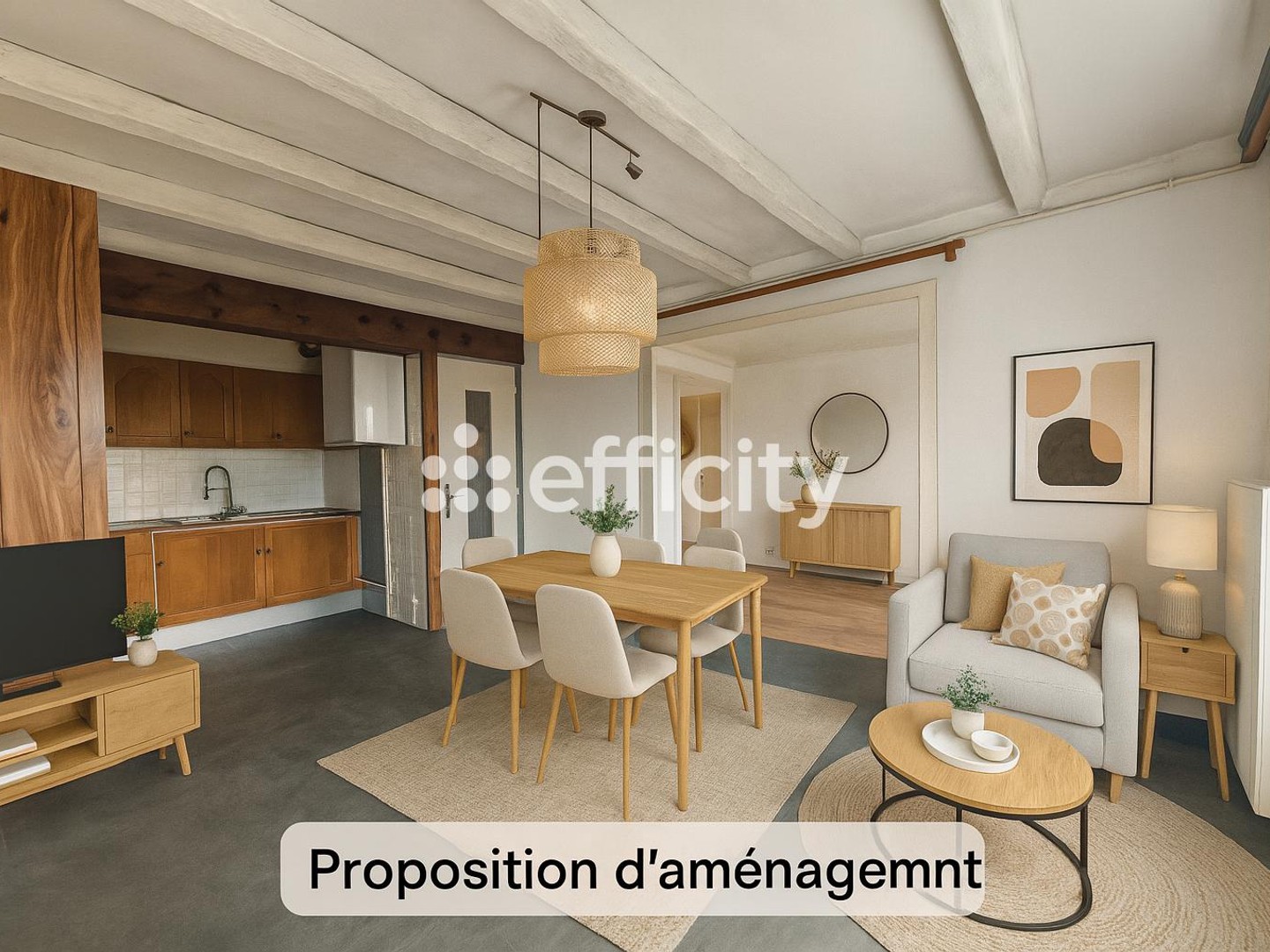 Appartement à vendre - 4 pièces - 61m2 - Grenoble (38100)