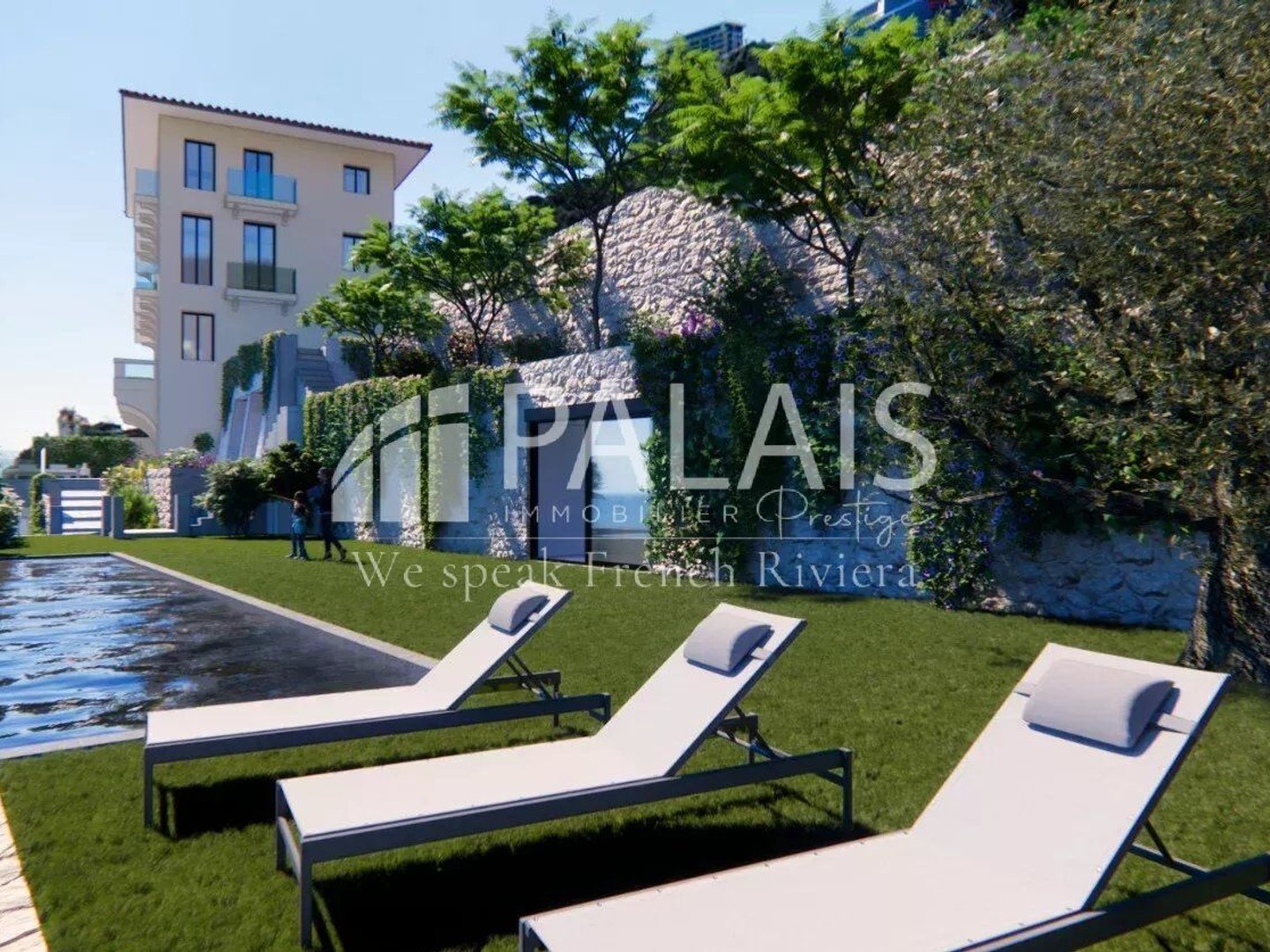 ROQUEBRUNE CAP MARTIN/ Villa L'AZUR 510m2 / Immeuble divisé en p
