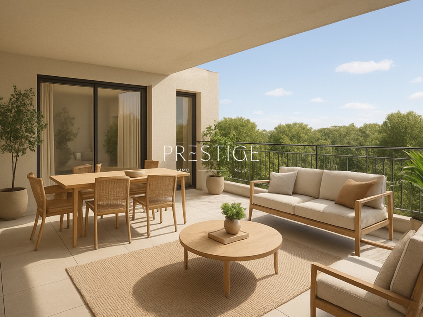 CASTELNAU LE LEZ VERCHANT T4 106M2 95M2 DE TERRASSE