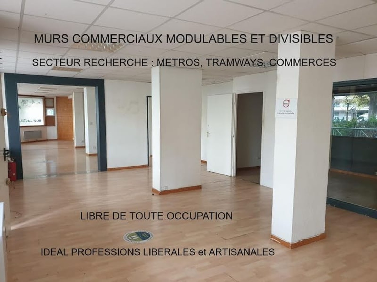 Bureaux à vendre - 4 pièces - 62m2 - Villeurbanne (69100)
