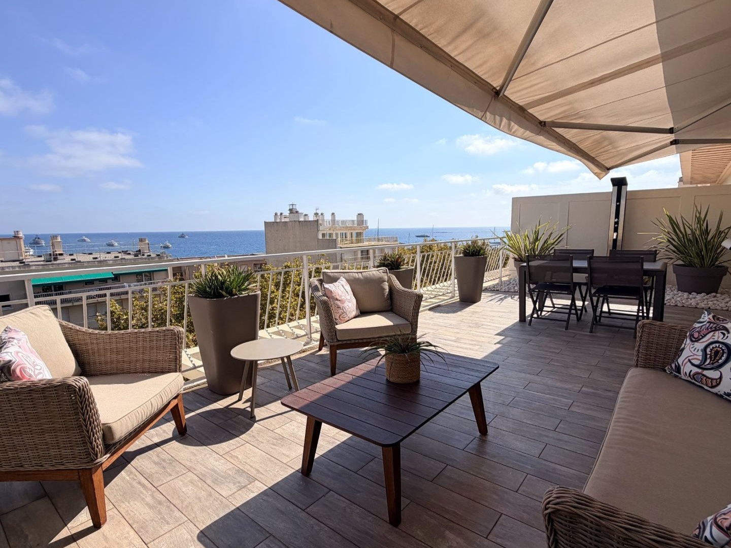 100m de la mer, duplex 102 m², dernier étage, vue exceptionnel