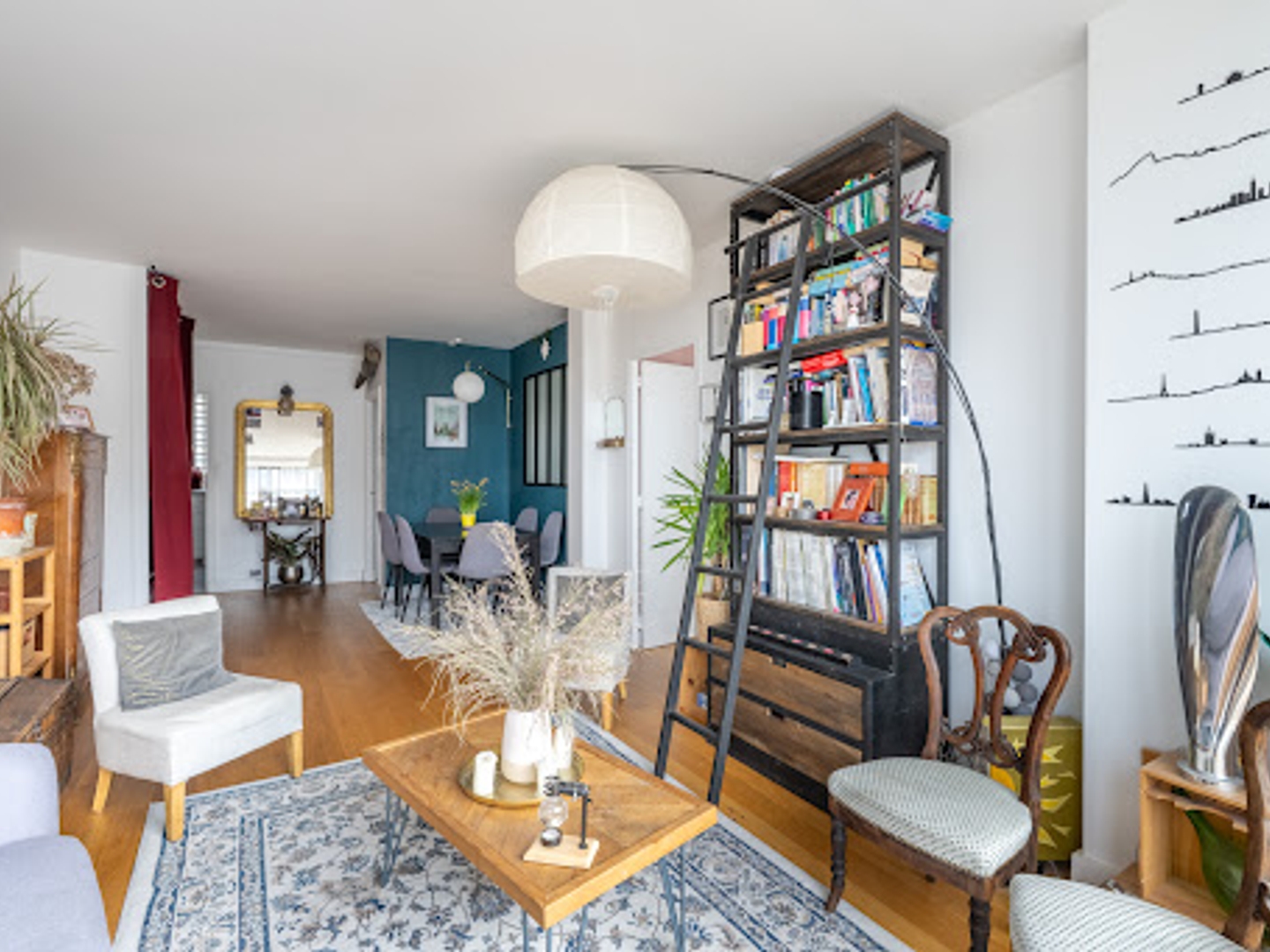 Appartement à vendre - 5 pièces - 78m2 - Boulogne-Billancourt (92100)
