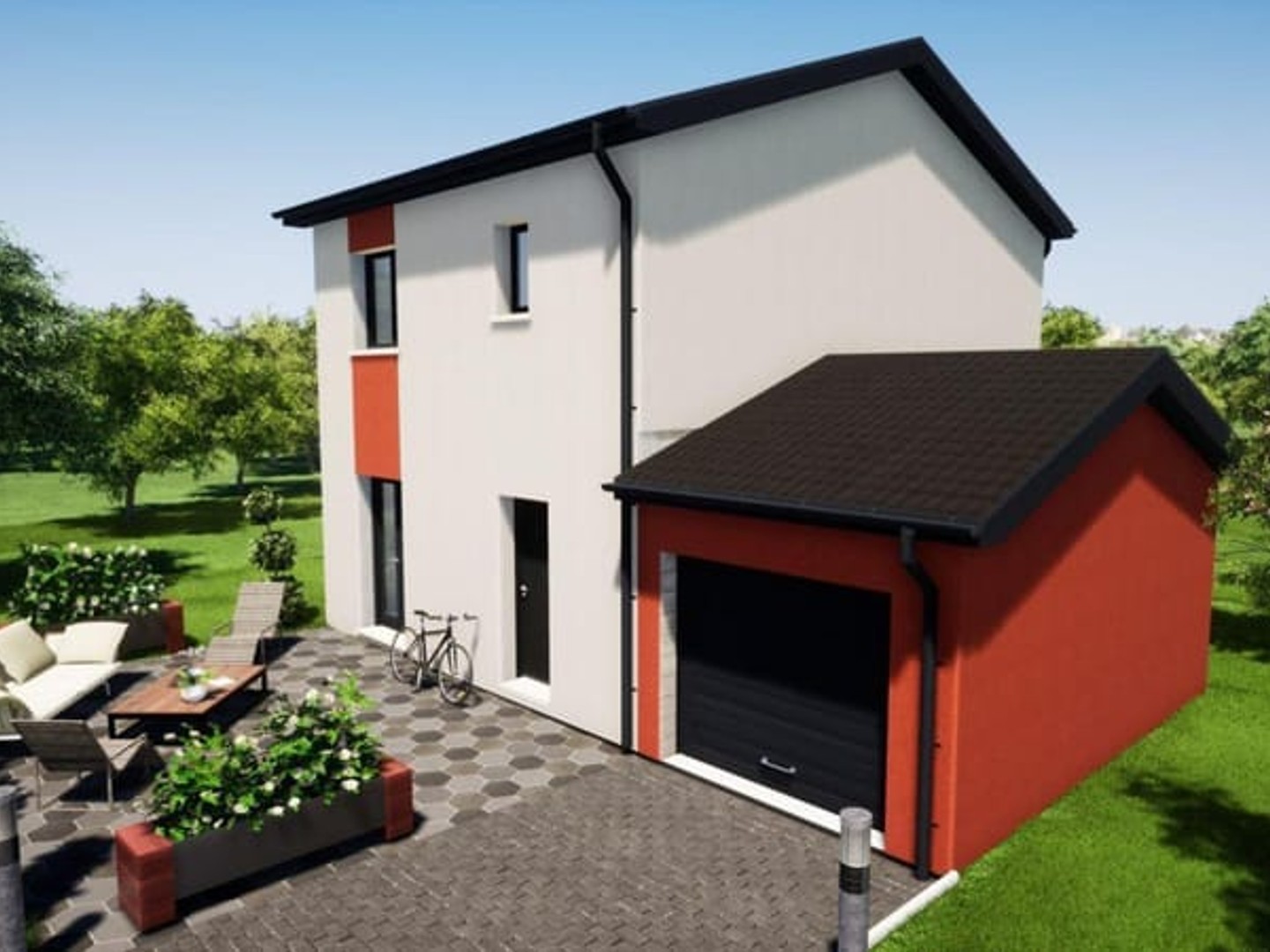 Maison à vendre - 4 pièces - 90m2 - Garnerans (01140)