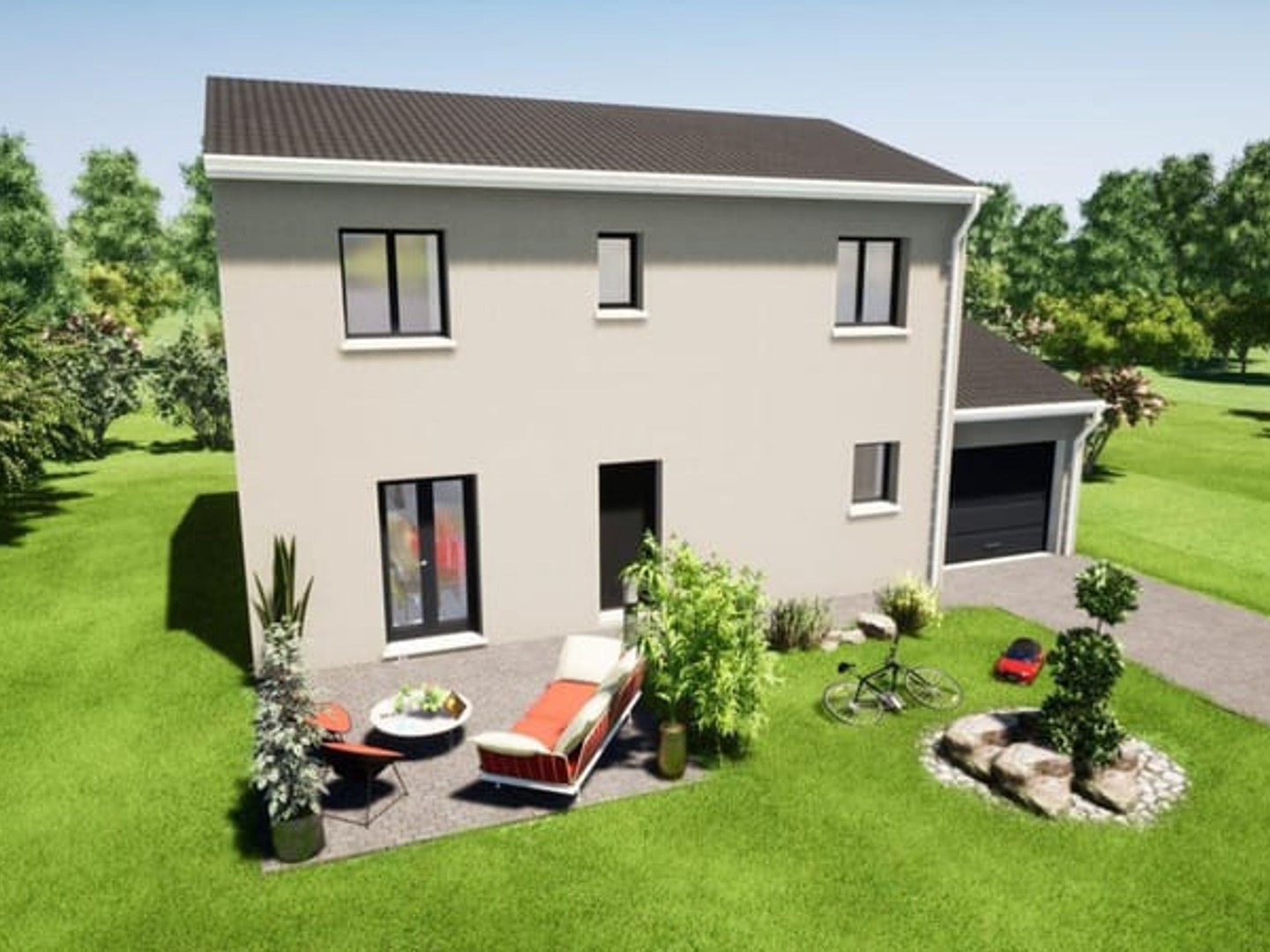 Maison à vendre - 4 pièces - 90m2 - Garnerans (01140)