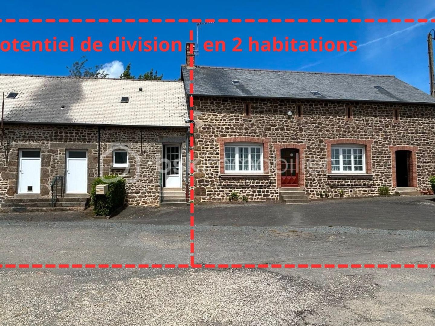 Maison à vendre - 5 pièces - 98m2 - Châtillon-Sur-Col... (53100)