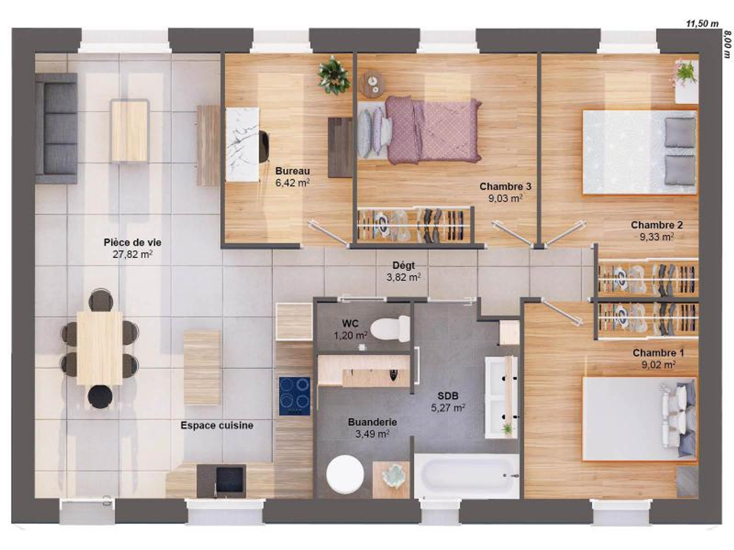 Maison à vendre - 75m2 - Angoulême (16000)