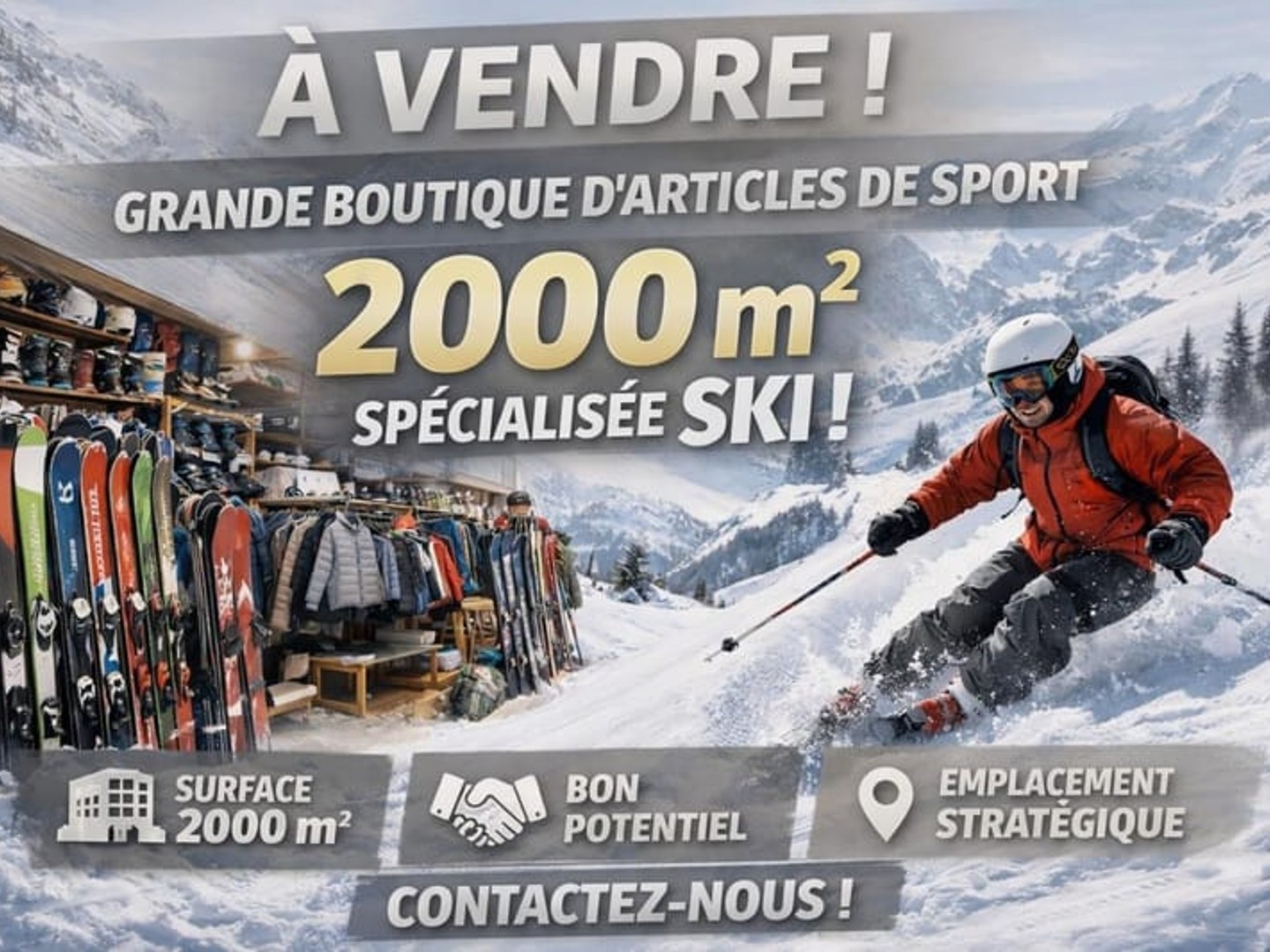 Bureaux 2000 m²