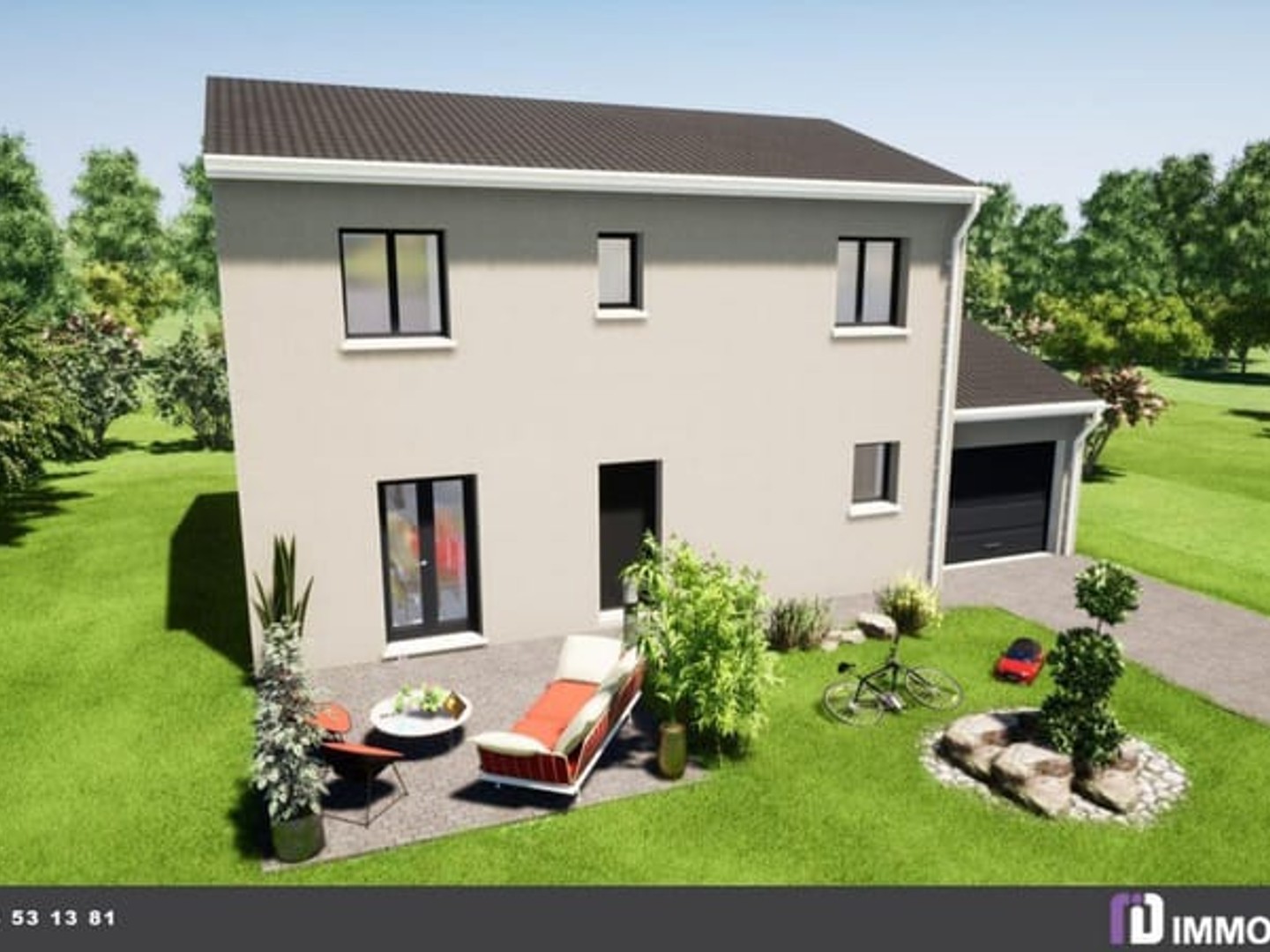 Maison à vendre - 5 pièces - 90m2 - Septème (38780)