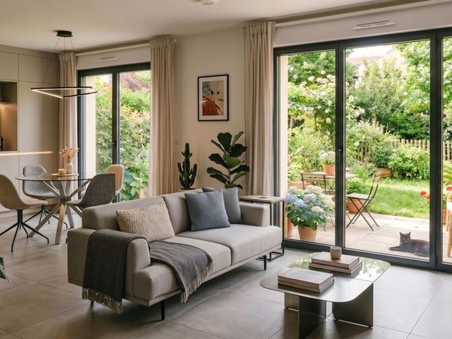 SUPERBE 2 PIÈCES NEUF AVEC TERRASSE & JARDIN