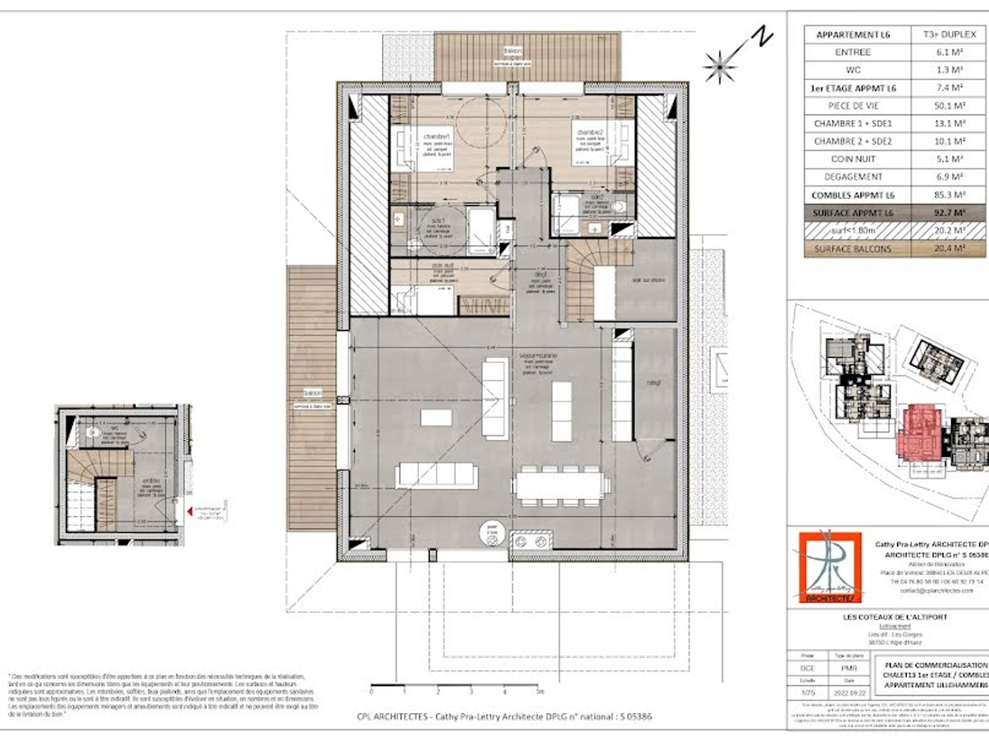 Appartement 3 pièces 93 m²