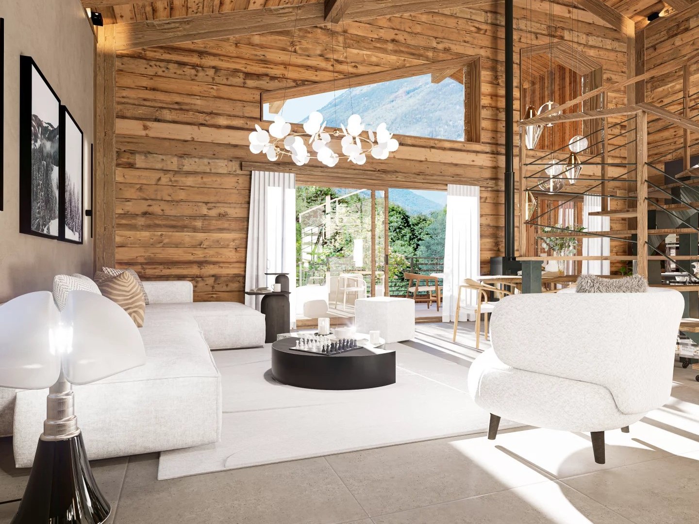 Appartement T5 dans chalet neuf de standing aux HOUCHES