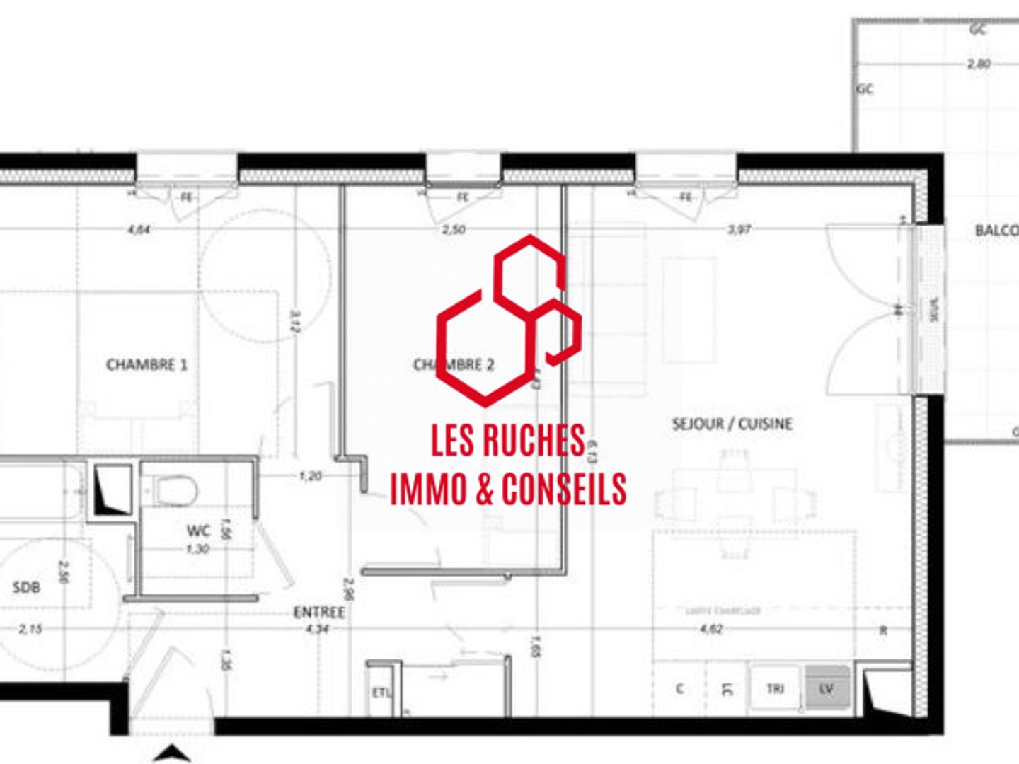 Appartement à vendre - 3 pièces - 66m2 - Lieusaint (77127)