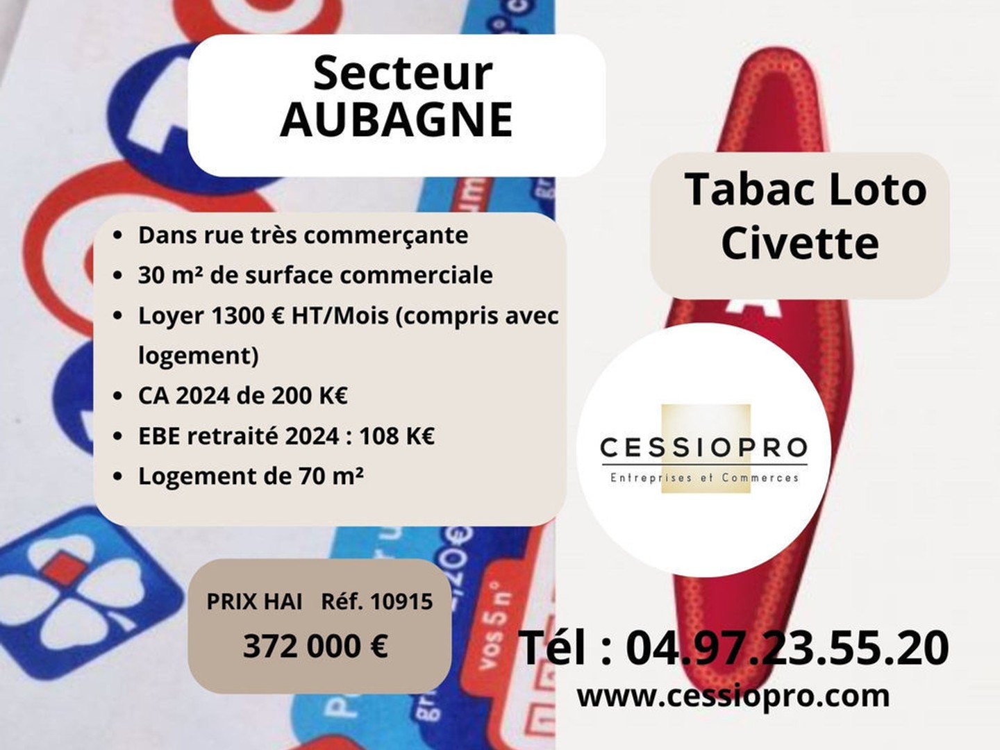 Magasin à vendre - 30m2 - Aubagne (13400)
