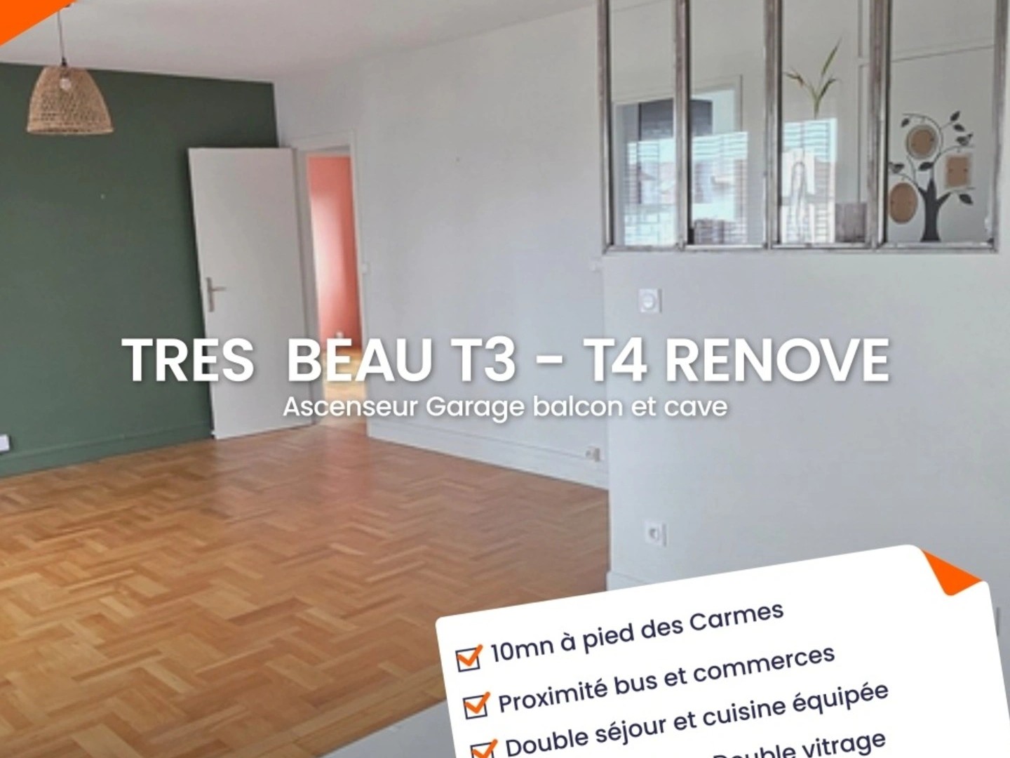 Appartement à vendre - 4 pièces - 70m2 - Limoges (87000)