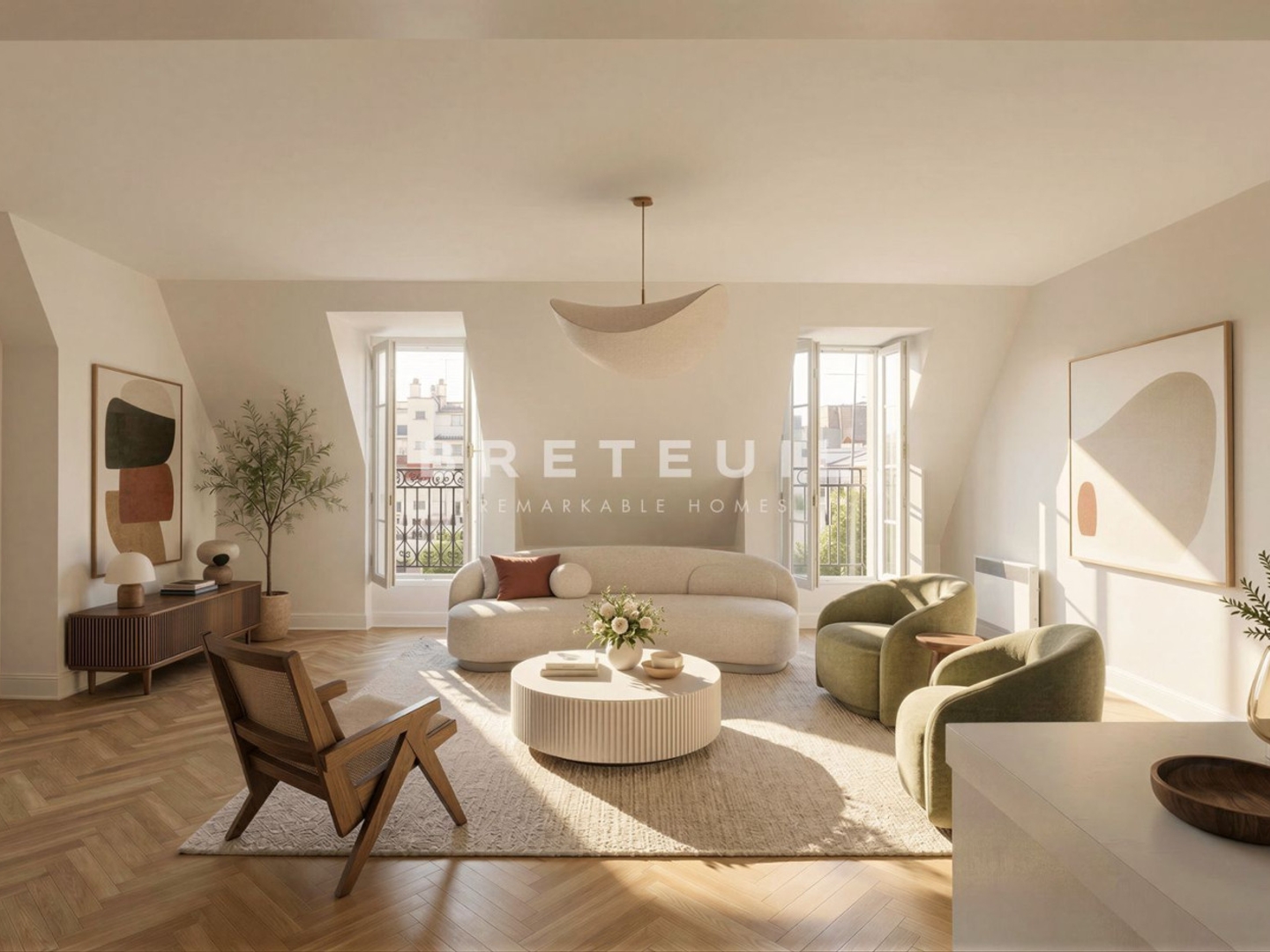 Appartement à vendre - 3 pièces - 71m2 - Paris 16e (75016)