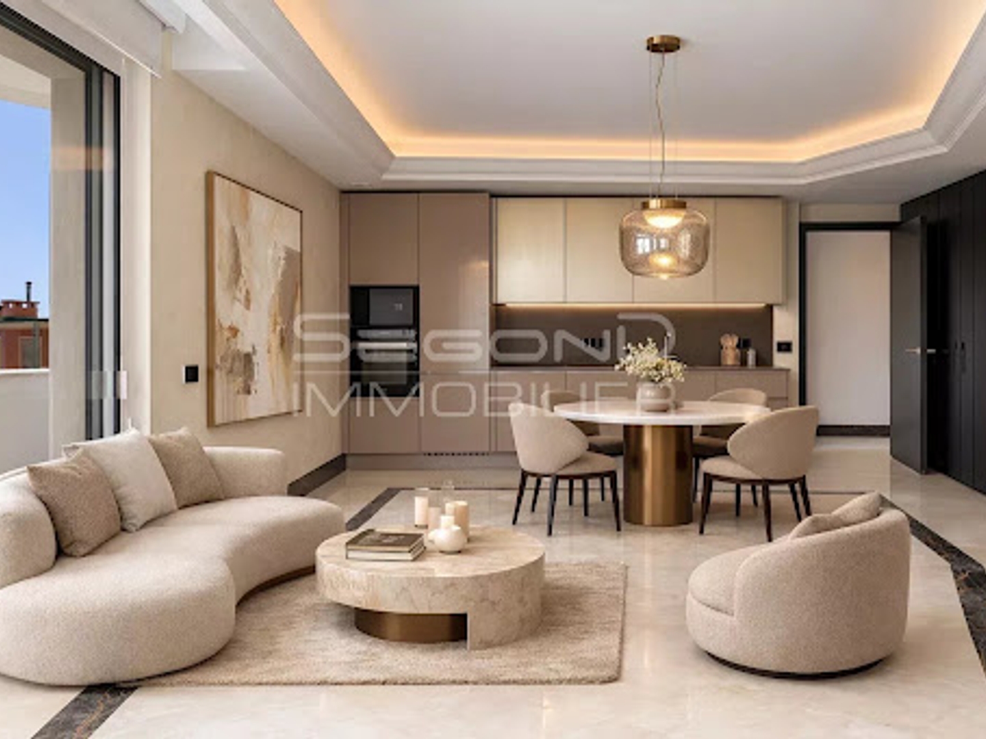 Appartement à vendre - 3 pièces - 94m2 - Monaco (98000)