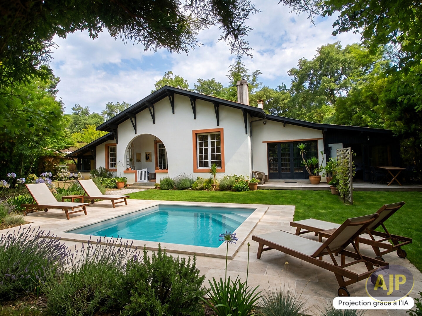 TAUSSAT VENTE EN VIAGER LIBRE BELLE VILLA