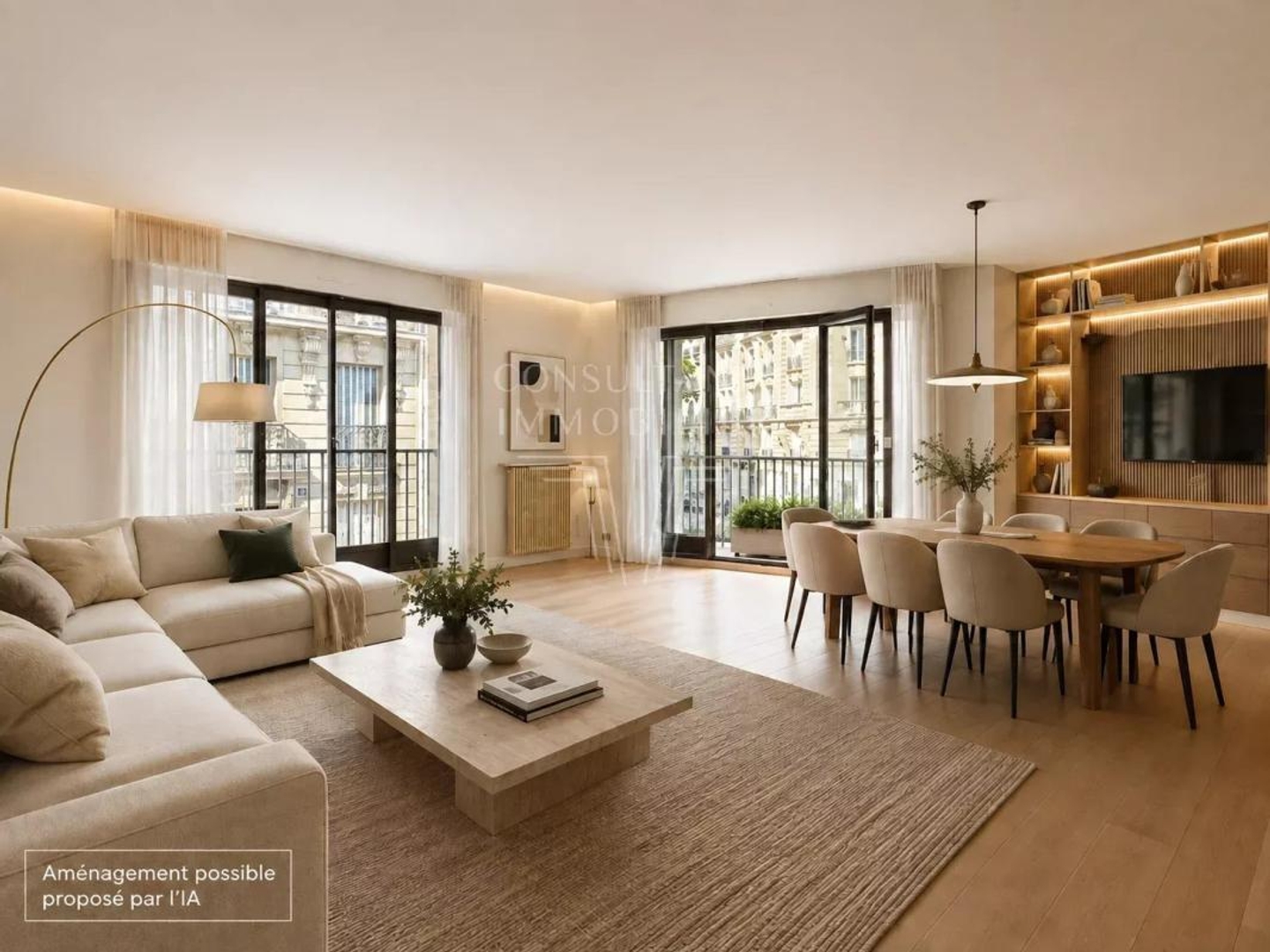 Appartement à vendre - 5 pièces - 117m2 - Paris 15e (75015)