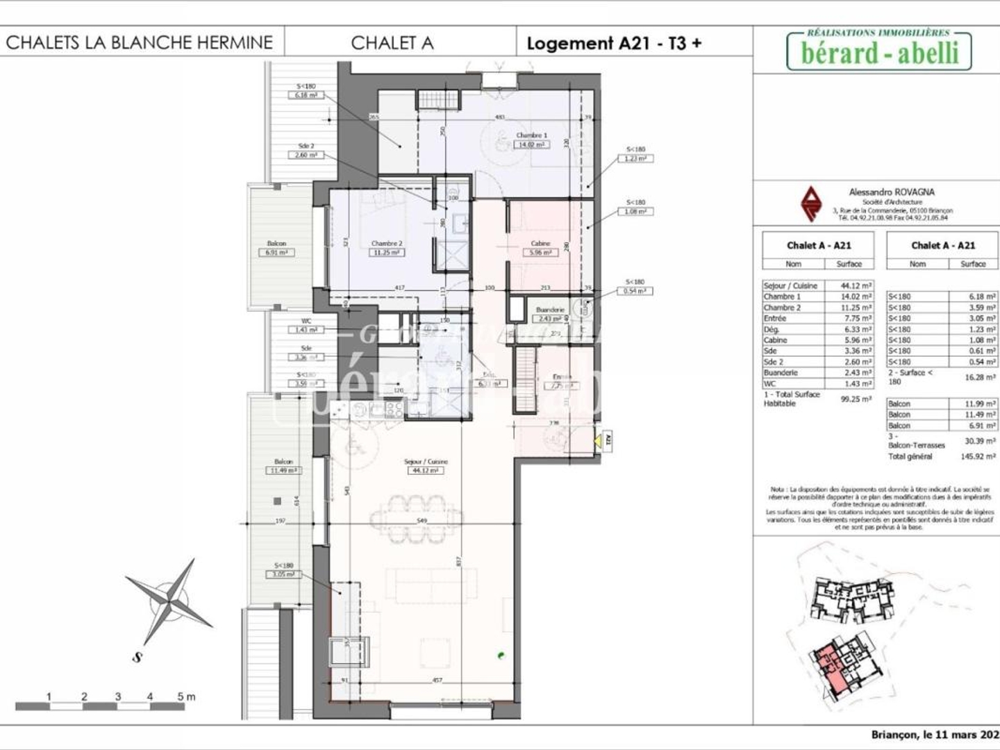 Appartement à vendre - 4 pièces - 115m2 - La Salle-Les-Alpes (05240)