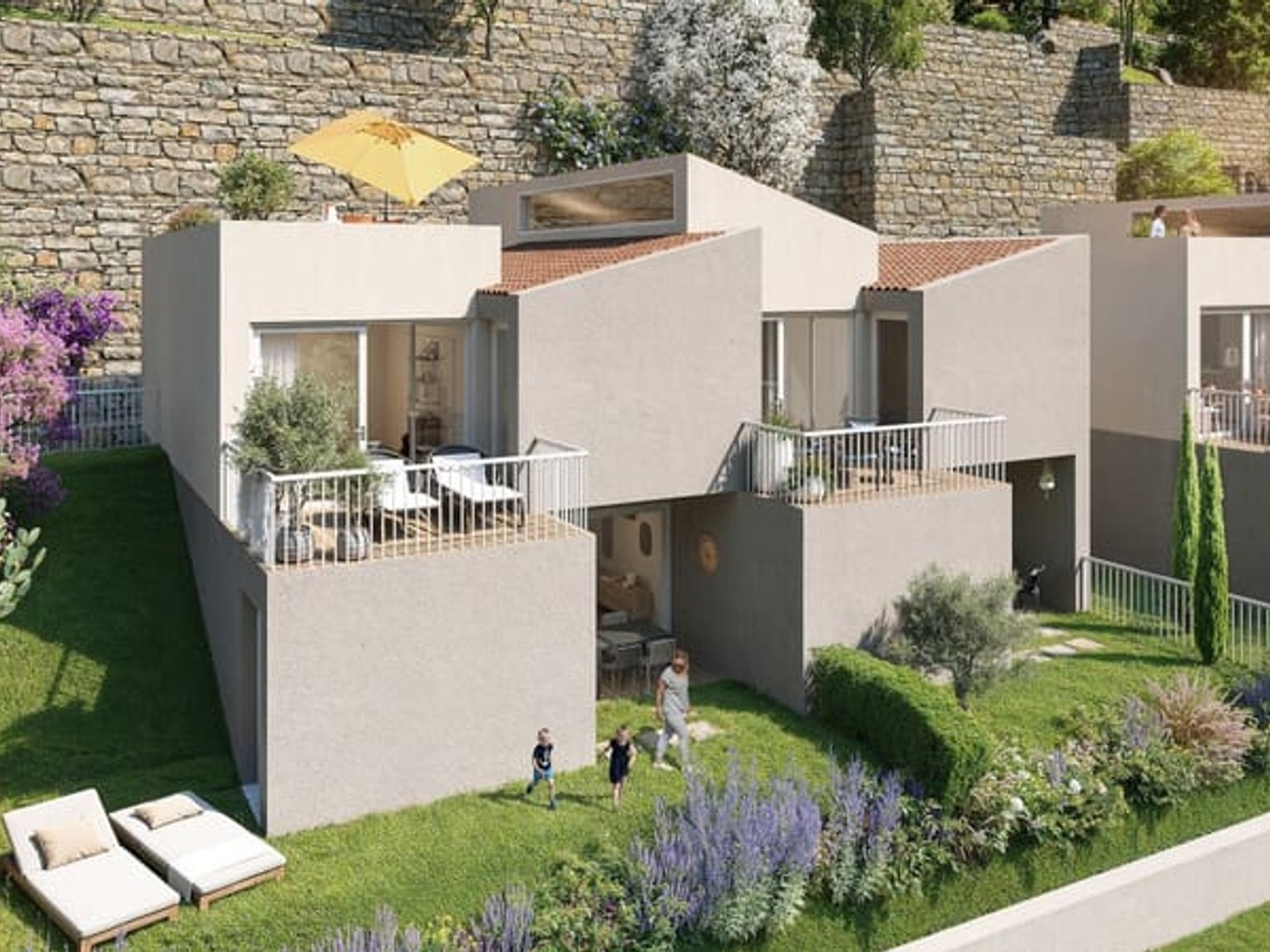 Appartement à vendre - 2 pièces - 49m2 - La Turbie (06320)