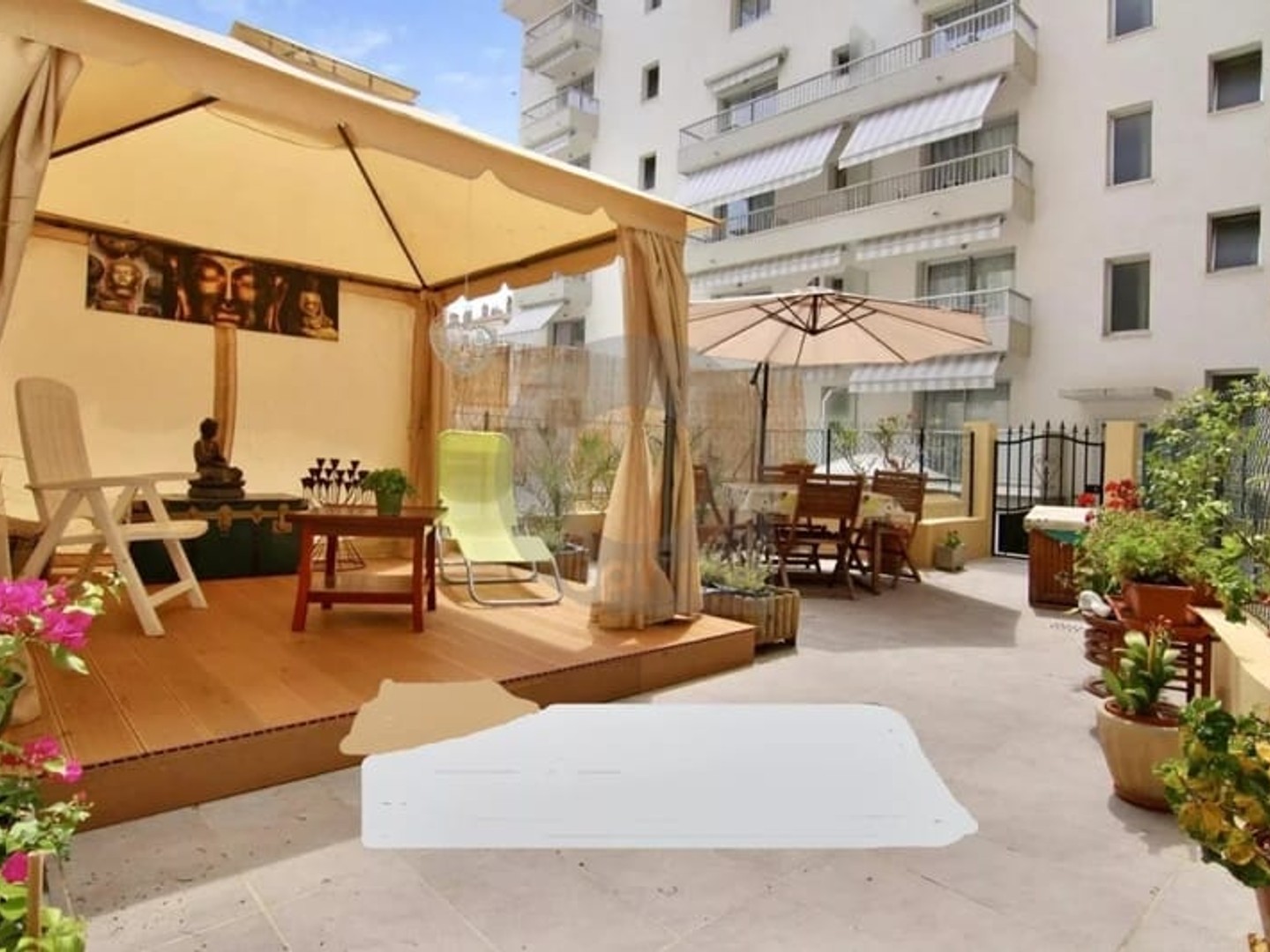 Beau 3 pièces avec grande terrasse à Menton Centre