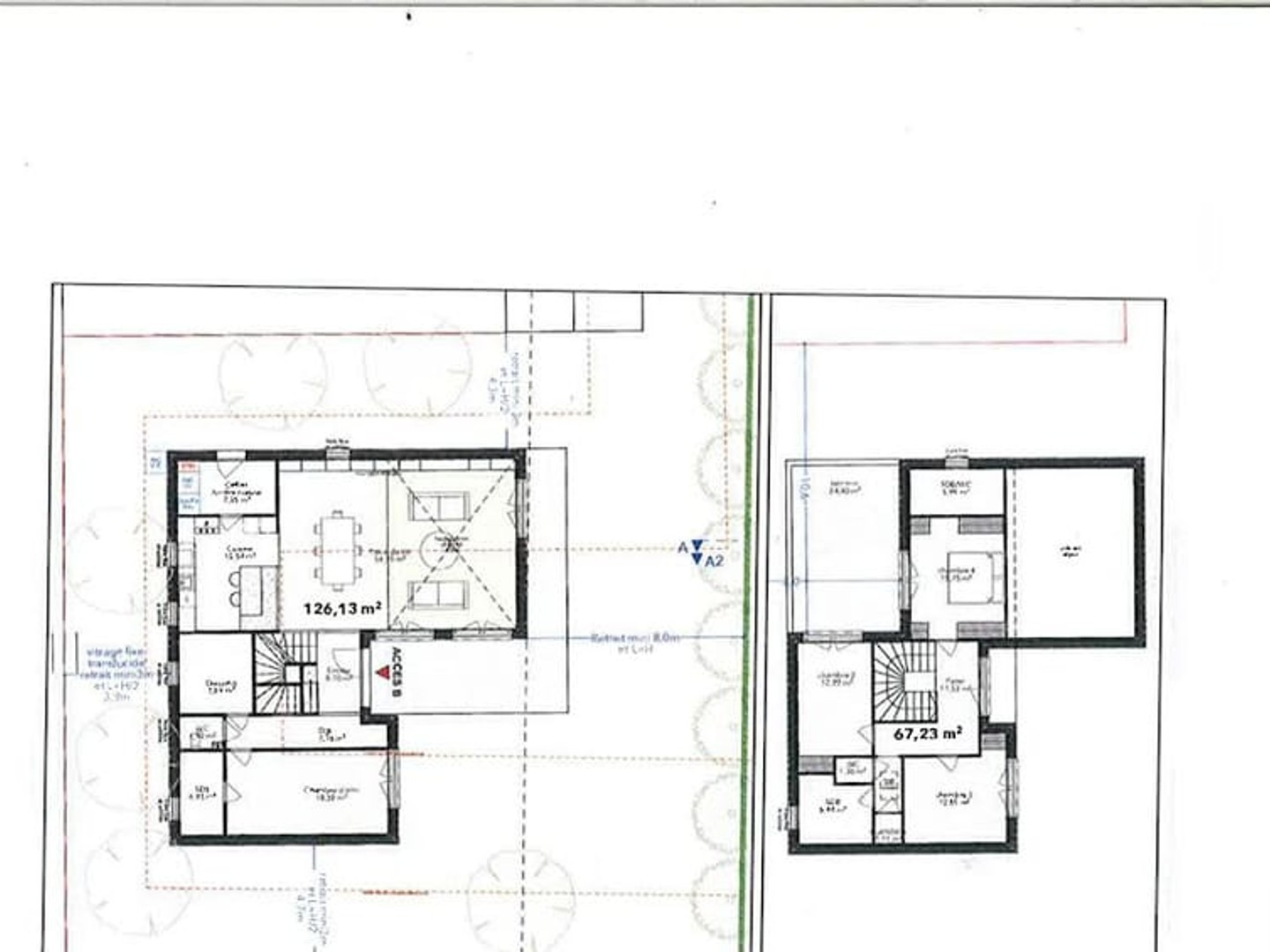 Terrain 800 m²