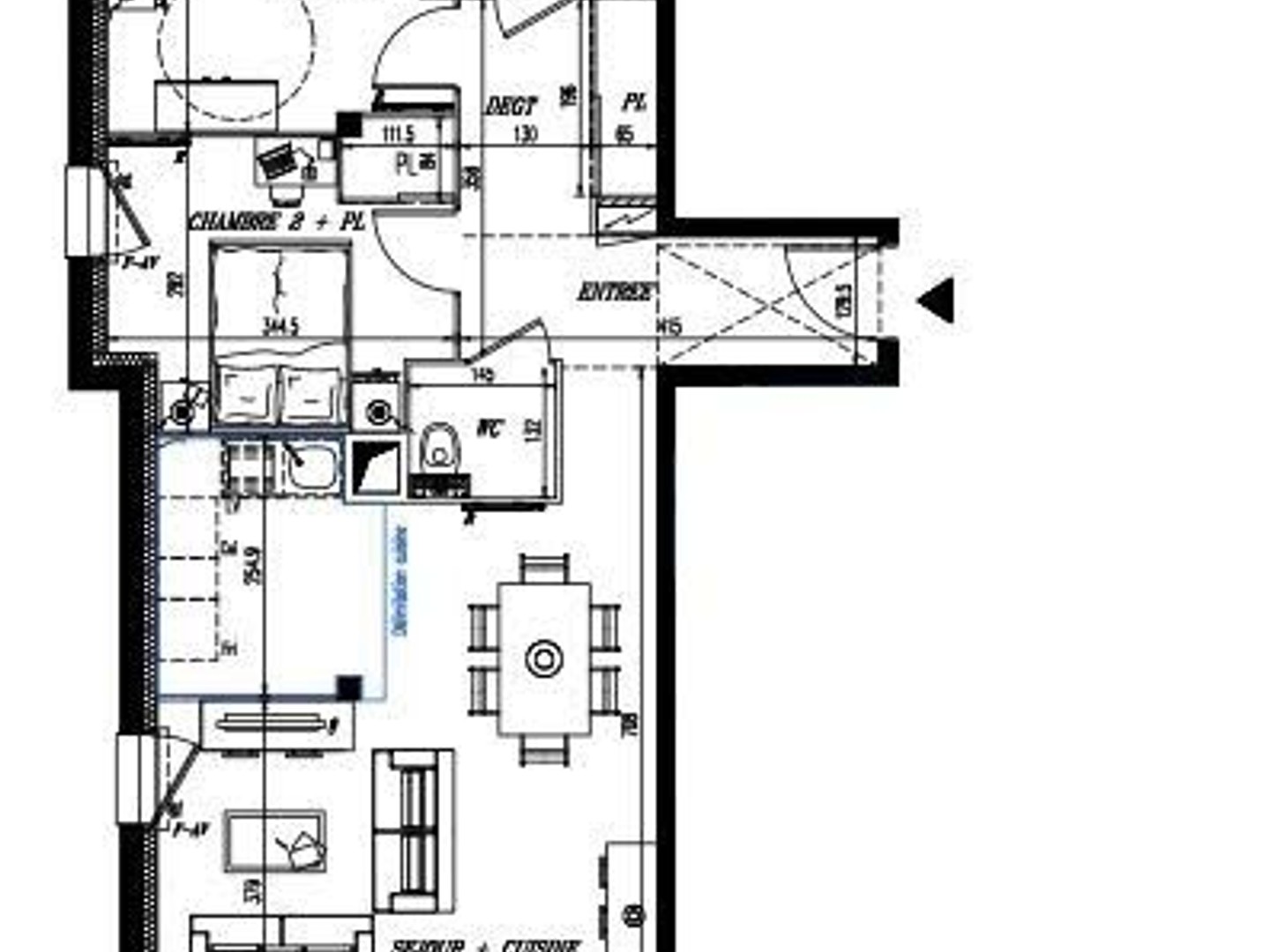 Appartement à vendre - 3 pièces - 70m2 - Pornic (44210)