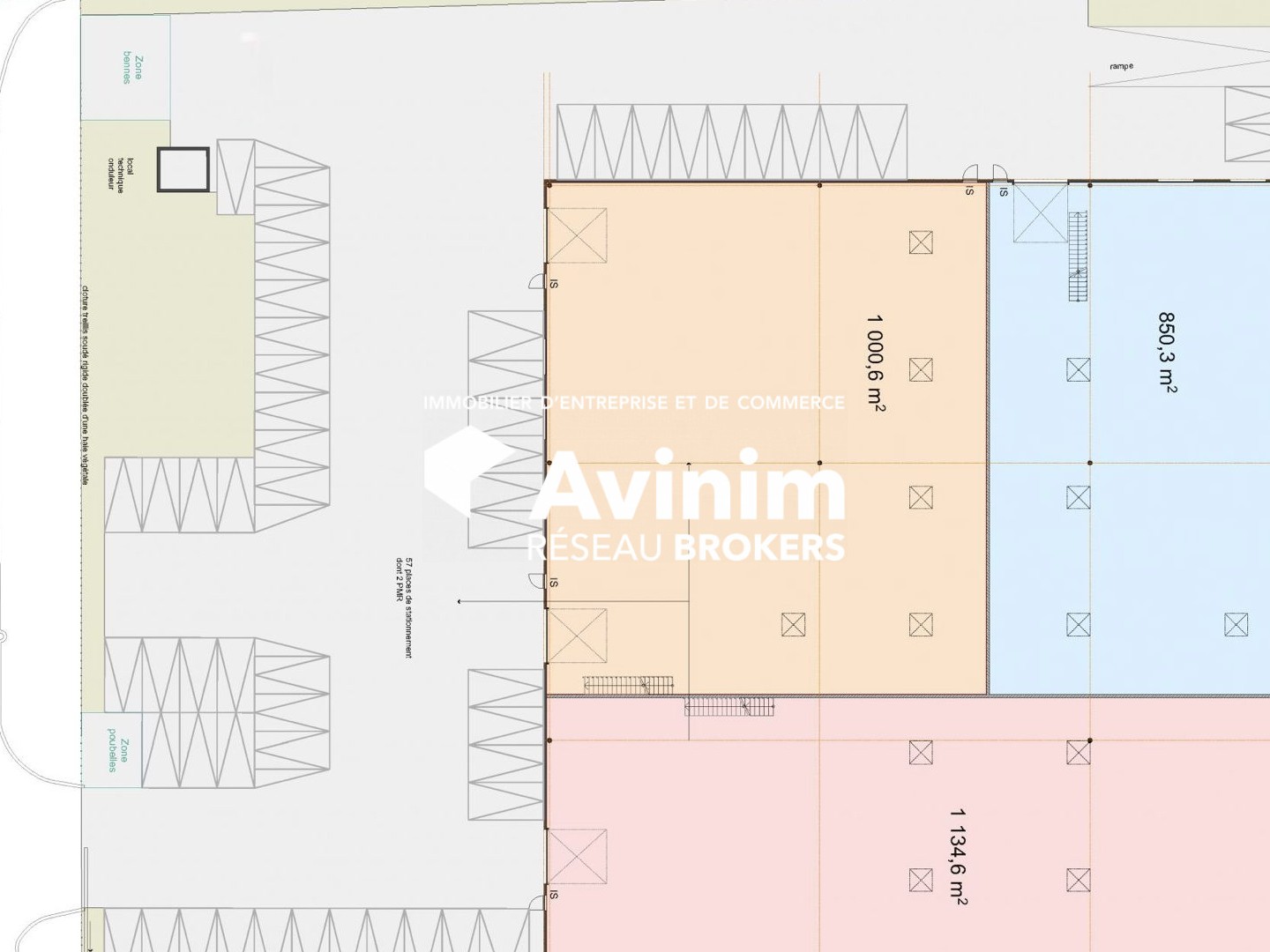 Immeuble industriel 1062 m²