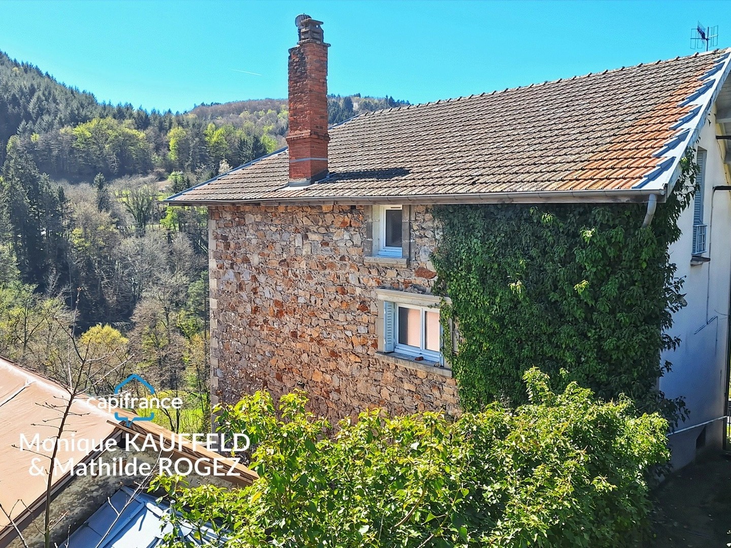 Maison à vendre - 3 pièces - 50m2 - Olliergues (63880)