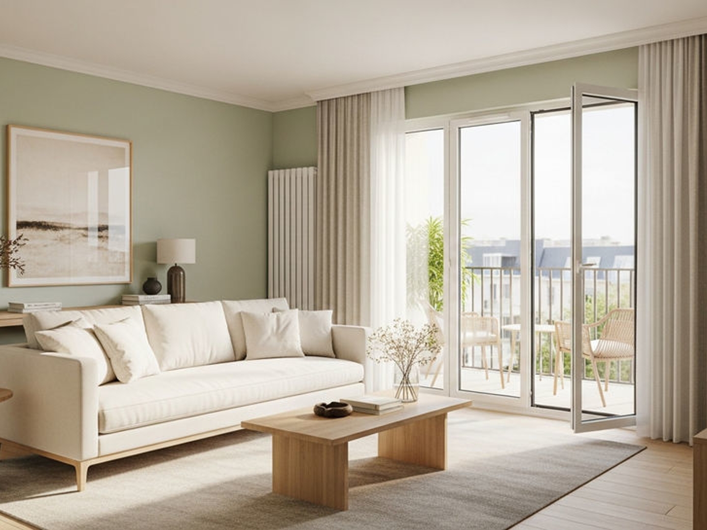 5 PIÈCES de 97m² + UN BALCON + PARKING - SAINTE-ADRESSE