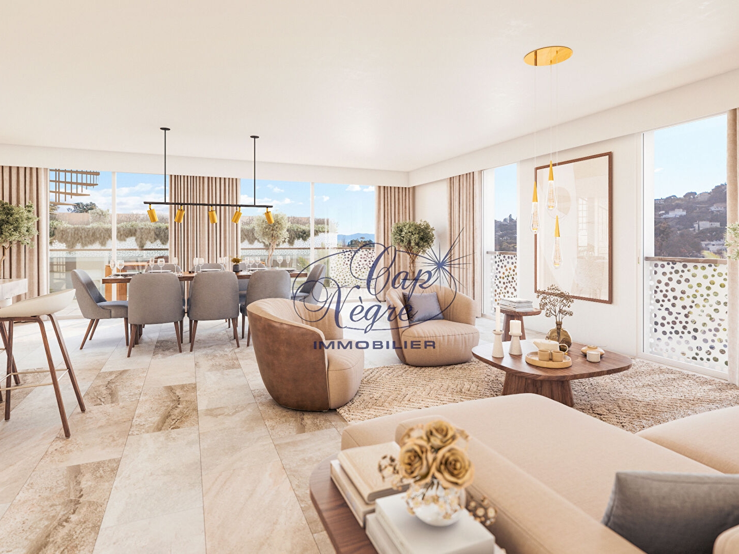 Appartement à vendre - 5 pièces - 152m2 - Le Lavandou (83980)