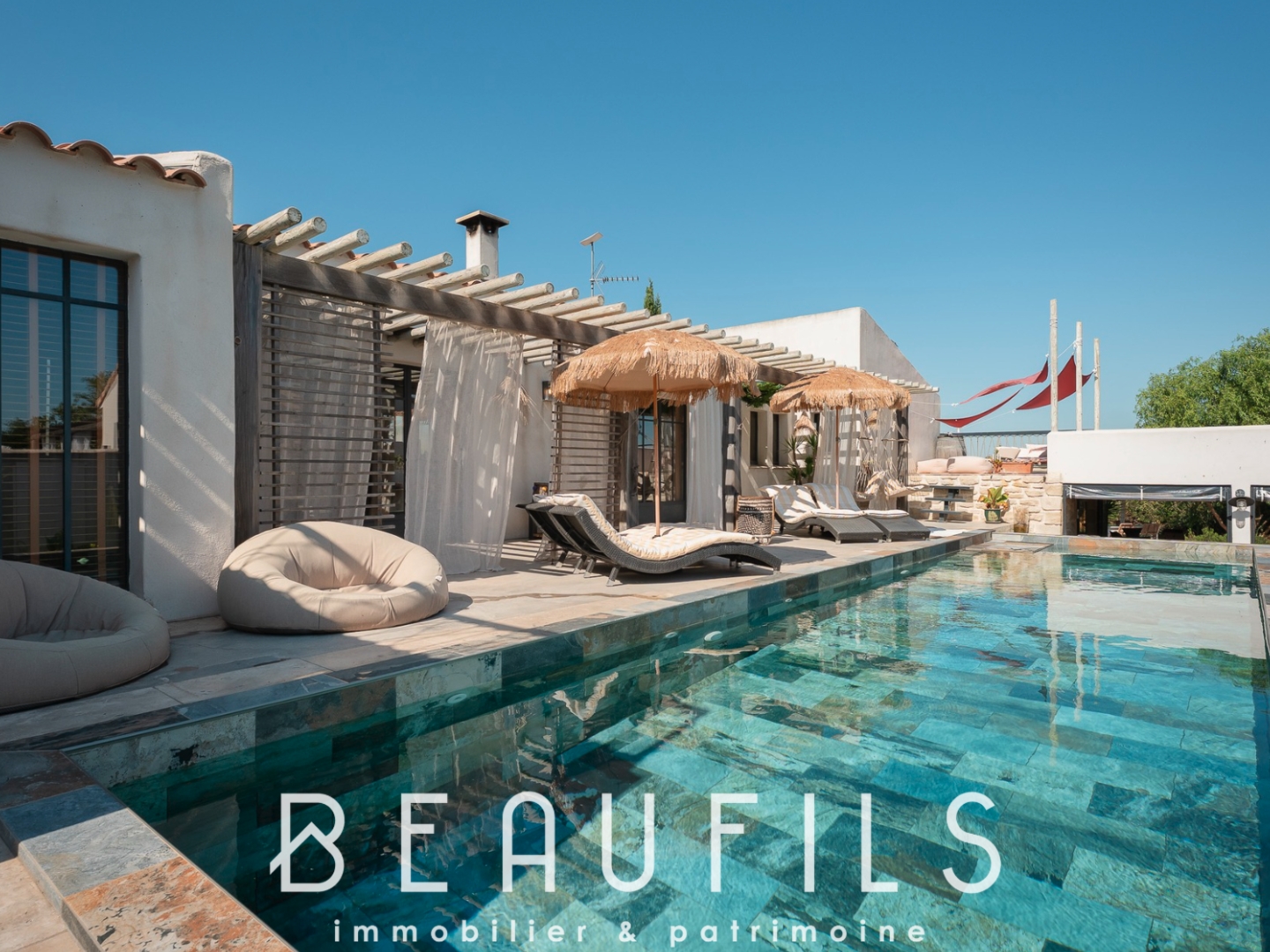 LES SAINTES MARIES DE LA MER - Cabanes de Cambon - Villa d'exception - Elégance bohème chic au coeur de la cam
