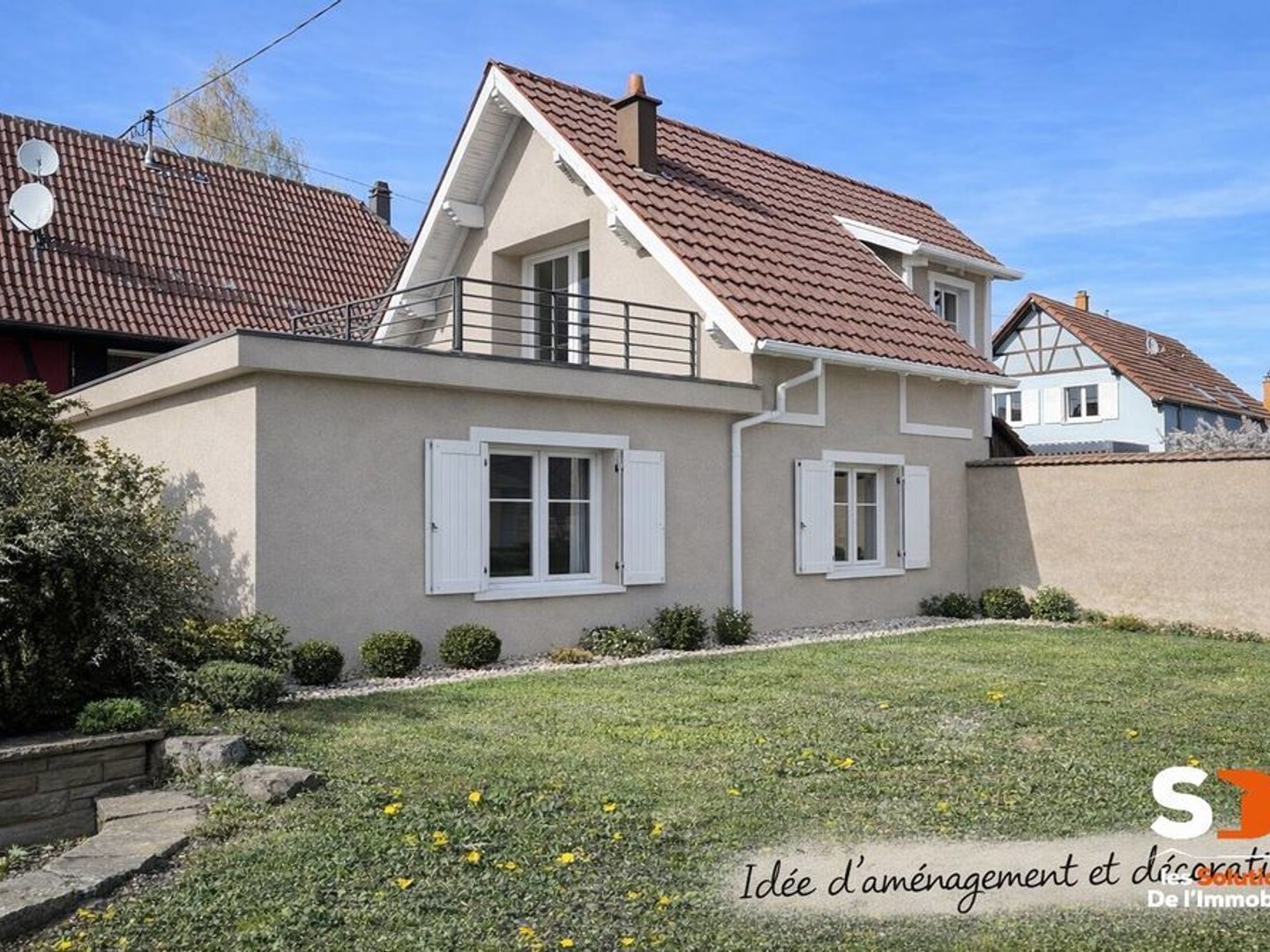 Maison à vendre - 4 pièces - 90m2 - Sermersheim (67230)