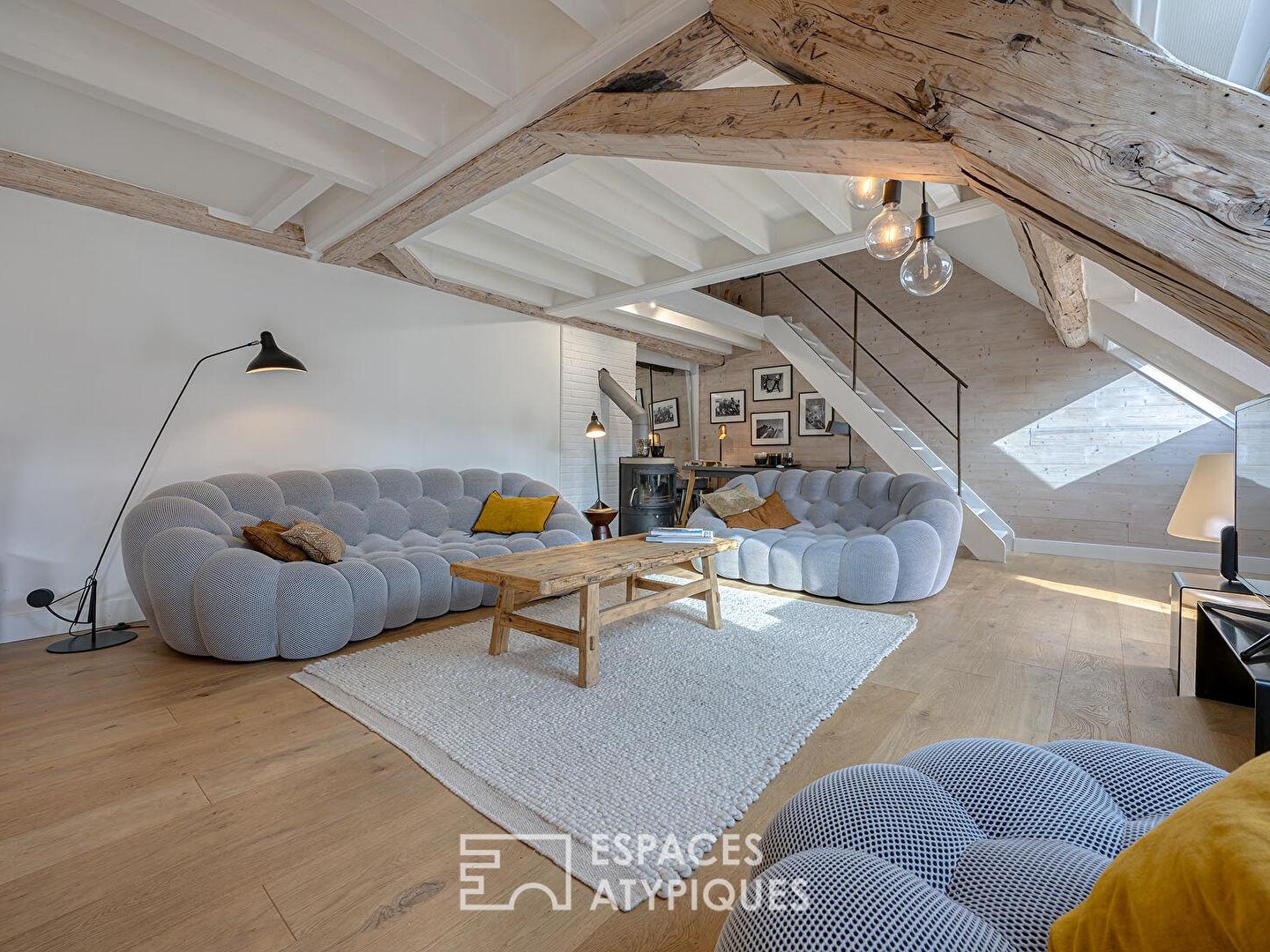 Duplex sous les toits en hypercentre