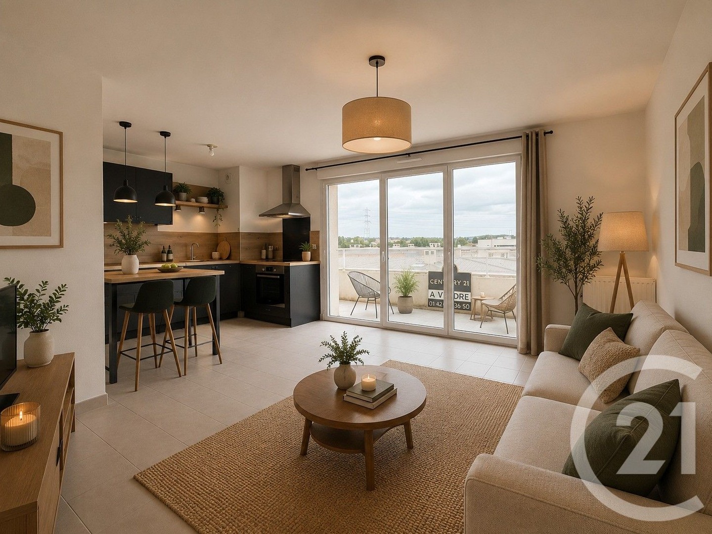 Appartement à vendre - 3 pièces - 46m2 - Éragny (95610)