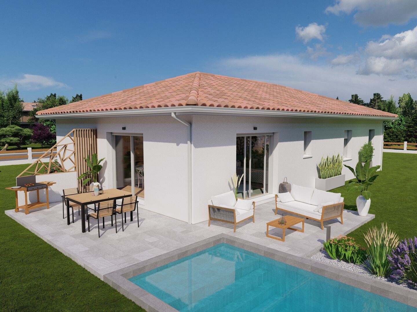 Maison à vendre - 5 pièces - 95m2 - Saint-Paul-Lès-Dax (40990)