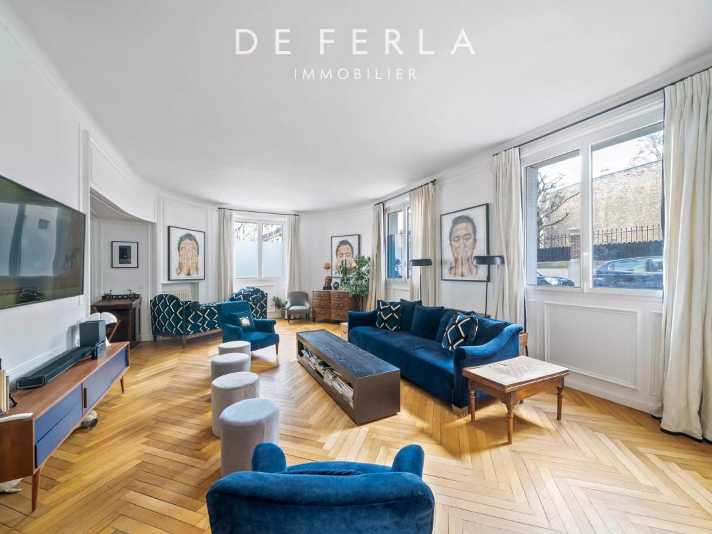 Appartement à vendre - 7 pièces - 203m2 - Paris 16e (75016)