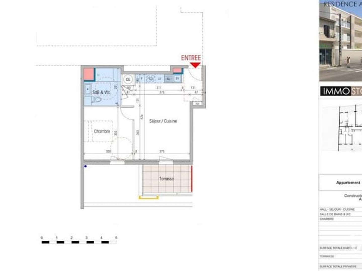Appartement à vendre - 2 pièces - 42m2 - Istres (13800)