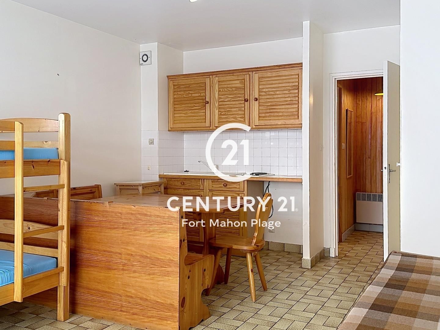 Appartement à vendre - 1 pièce - 27m2 - Fort-Mahon-Plage (80120)