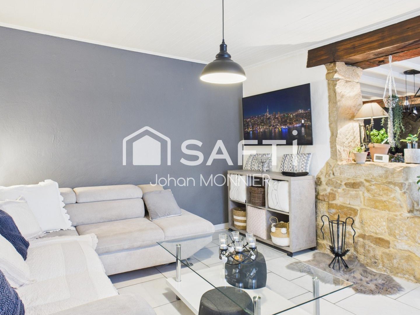 Maison de ville 178 m² avec jardin - Fareins (01)