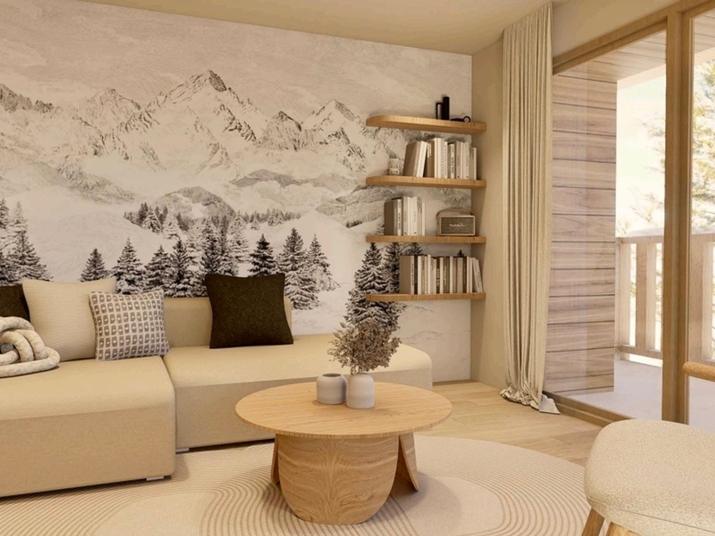LES GETS 74260 - DUPLEX 3 PIÈCES, RÉSIDENCE LES LODGES DU MONT-CHERY